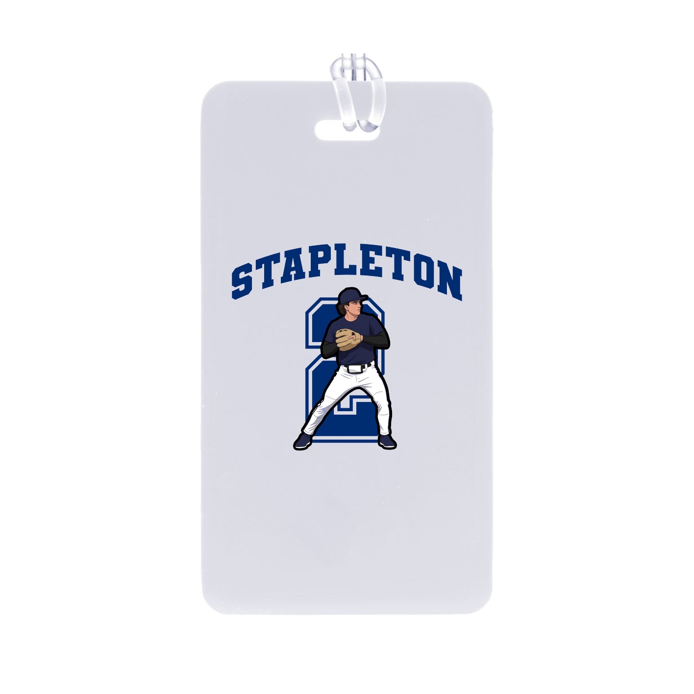 Bag Tag — Number in Classic