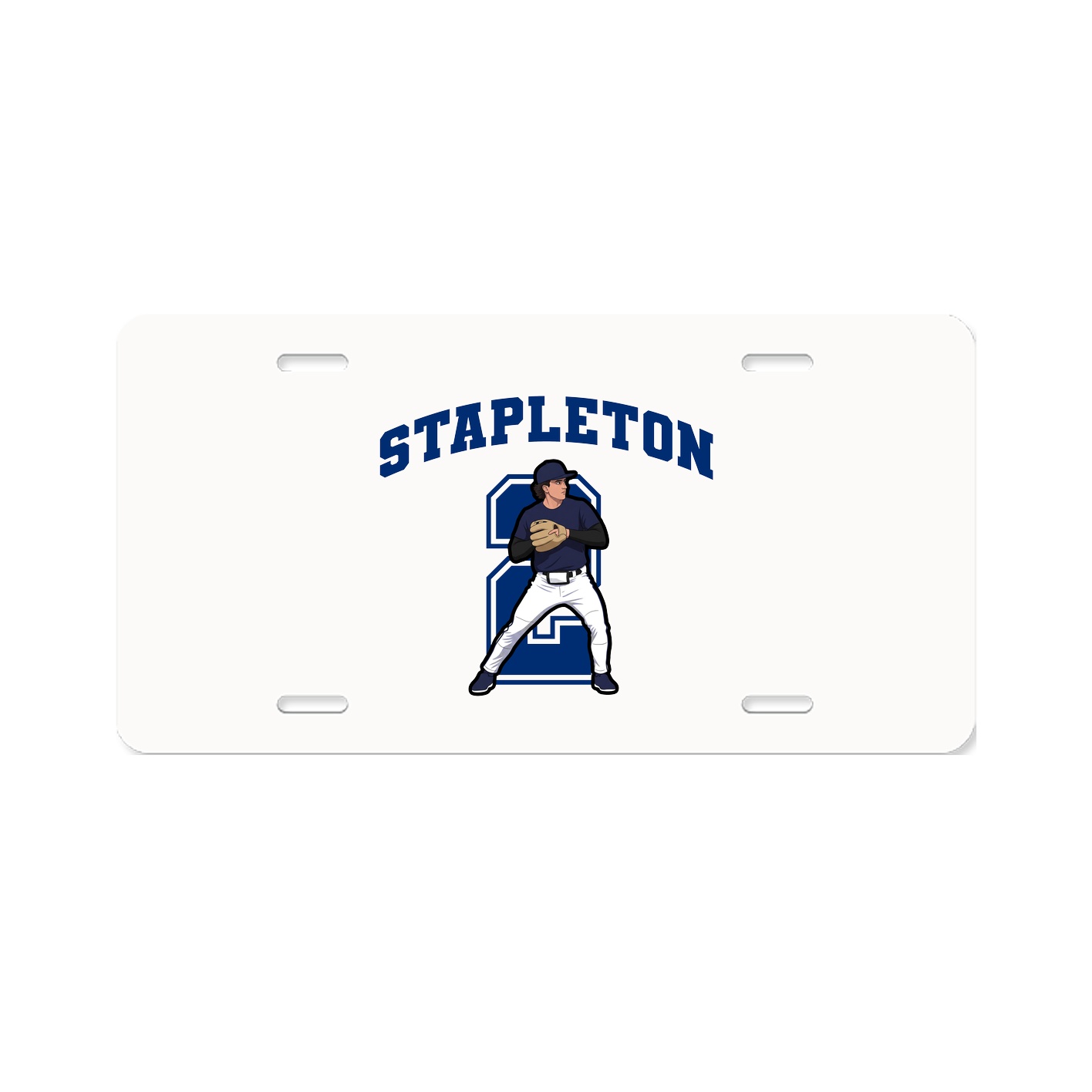 License Plate — Number in Classic