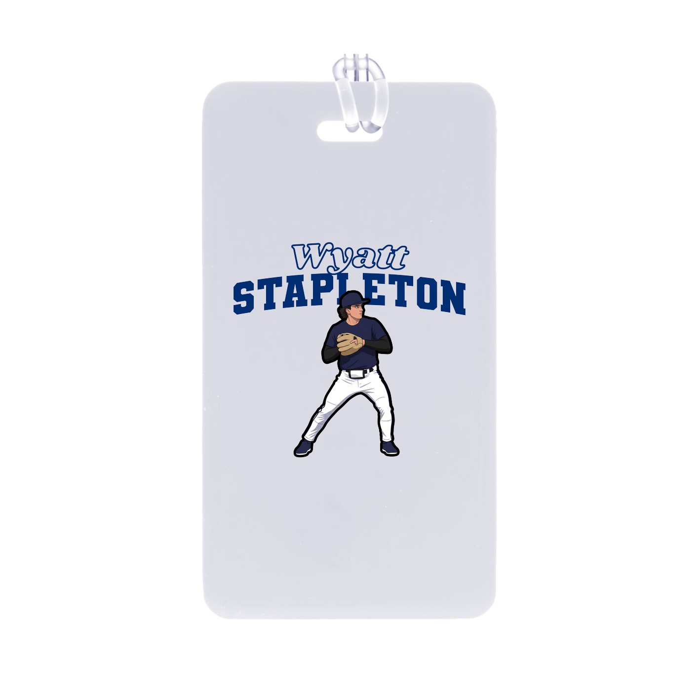 Bag Tag — Name Arch in Classic