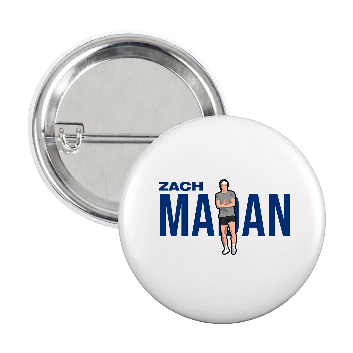 Game Day Button — Player Name in White