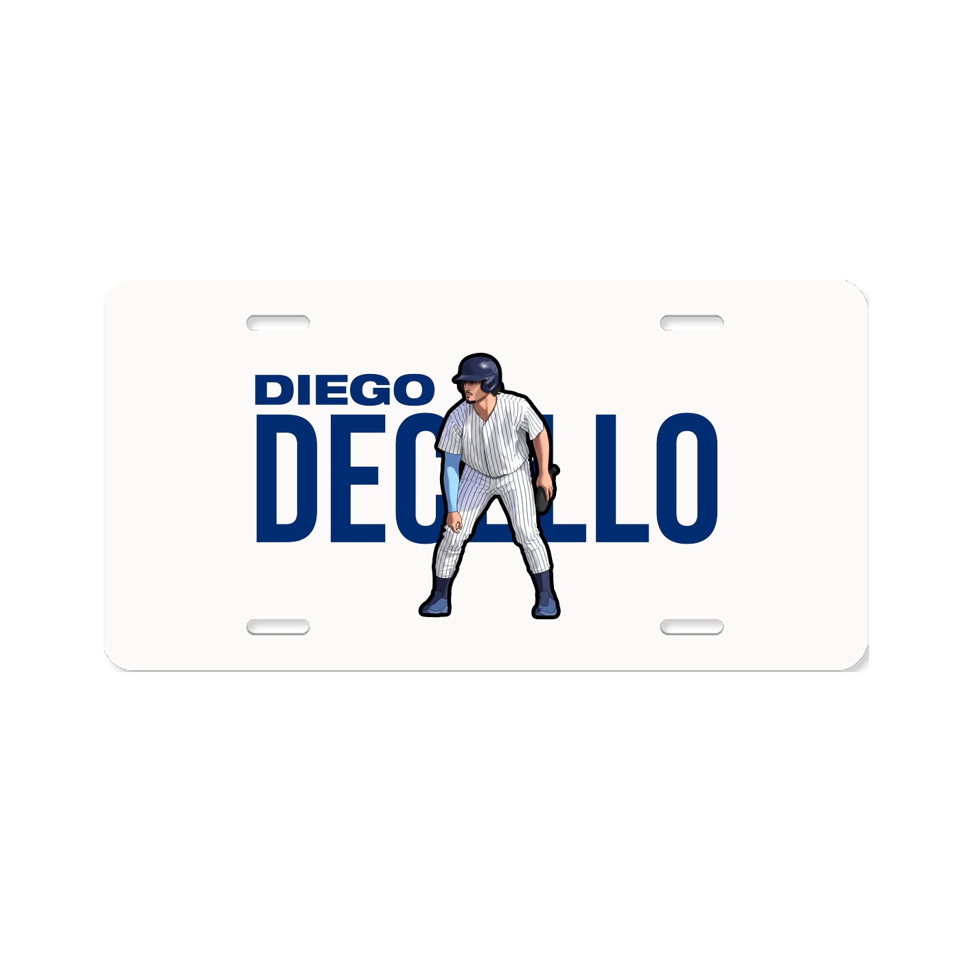 License Plate — Player Name in Classic