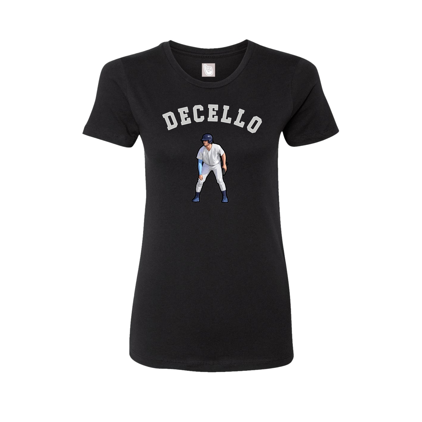 Fitted Women's Tee — Shirsey Arch in Black