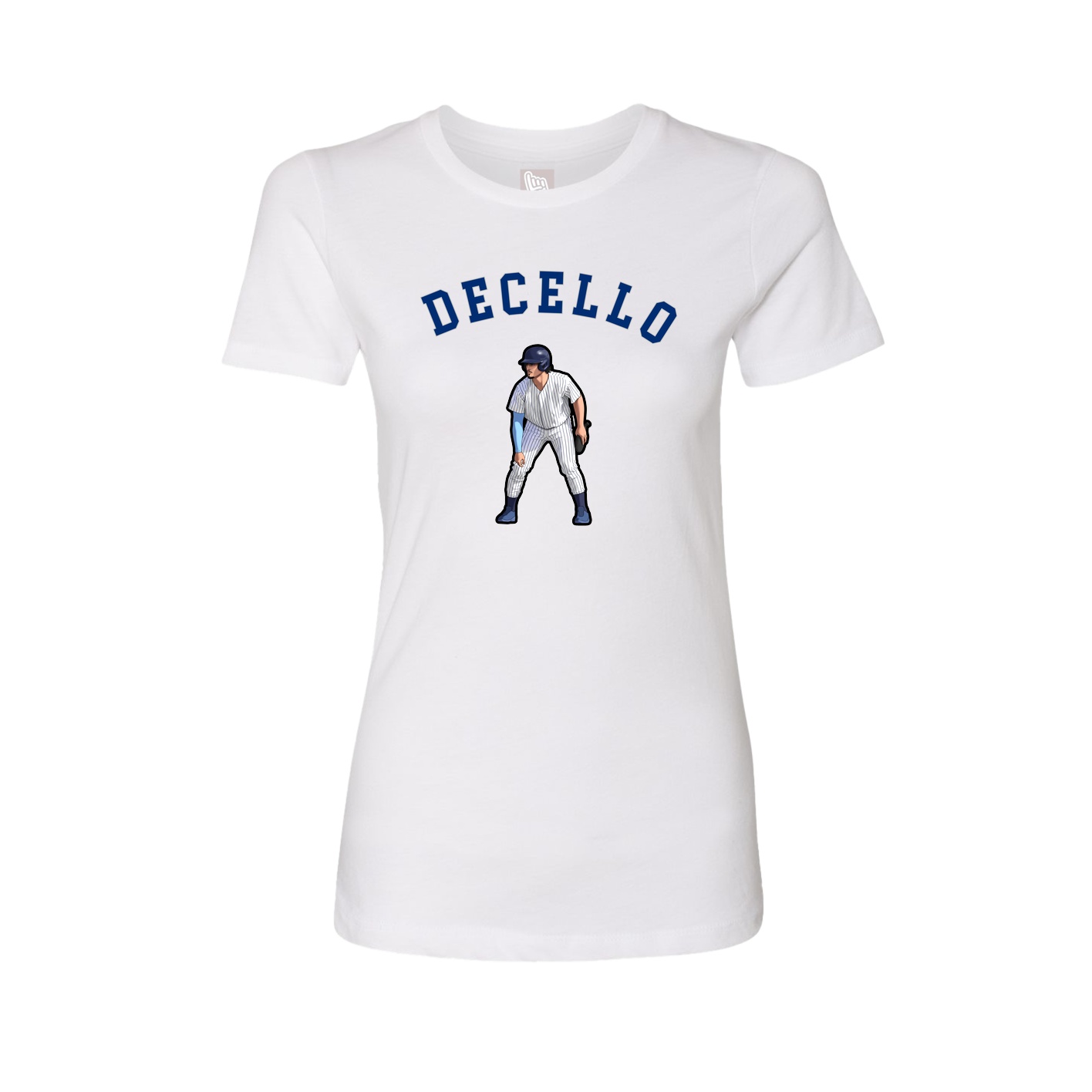 Fitted Women's Tee — Shirsey Arch in White