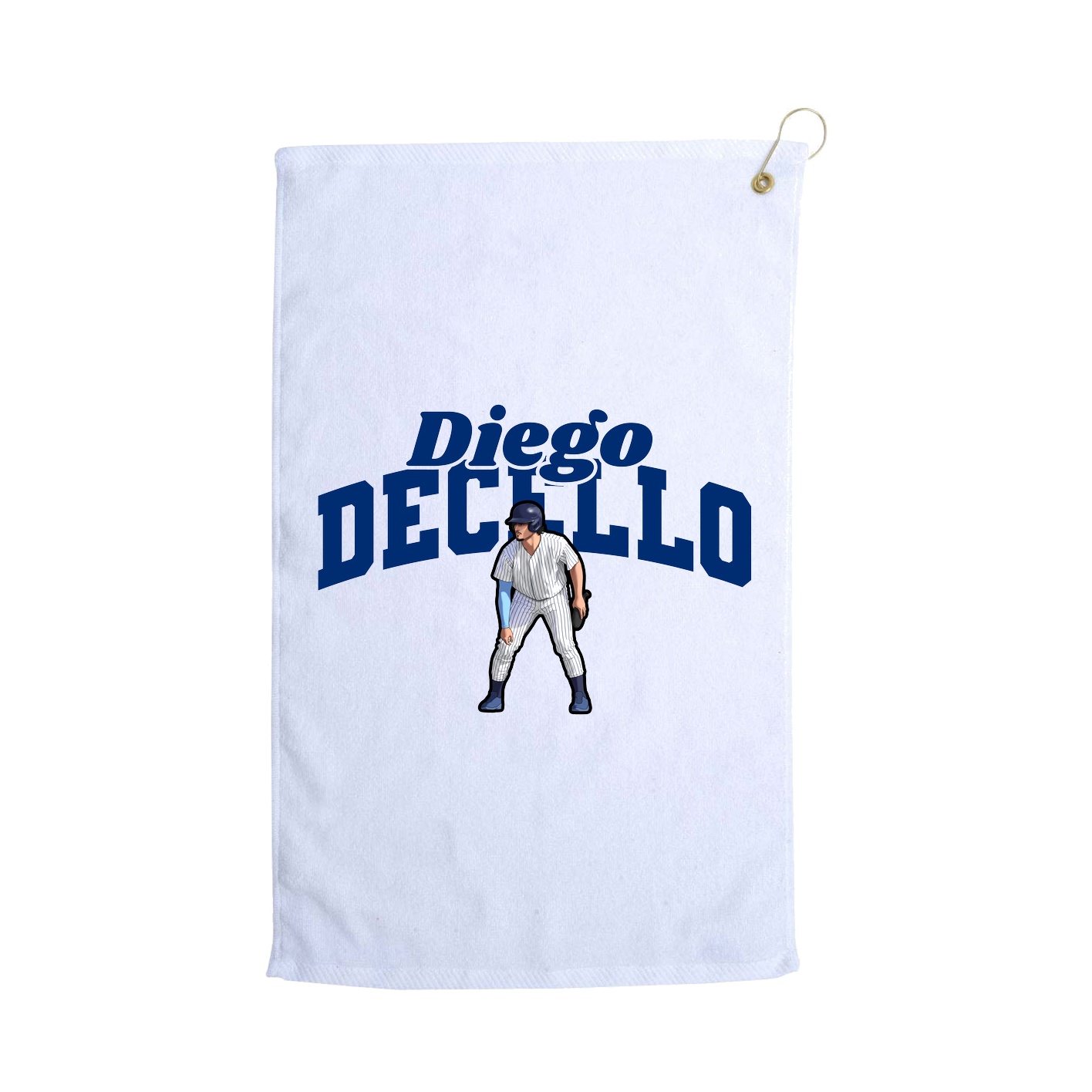 Golf Towel — Signature Arch in White