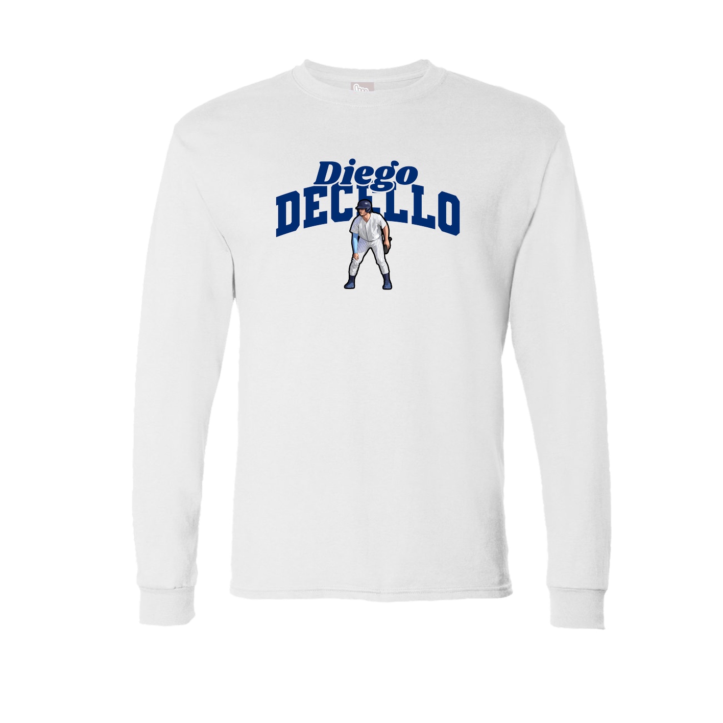 Long Sleeve Tee — Signature Arch in White