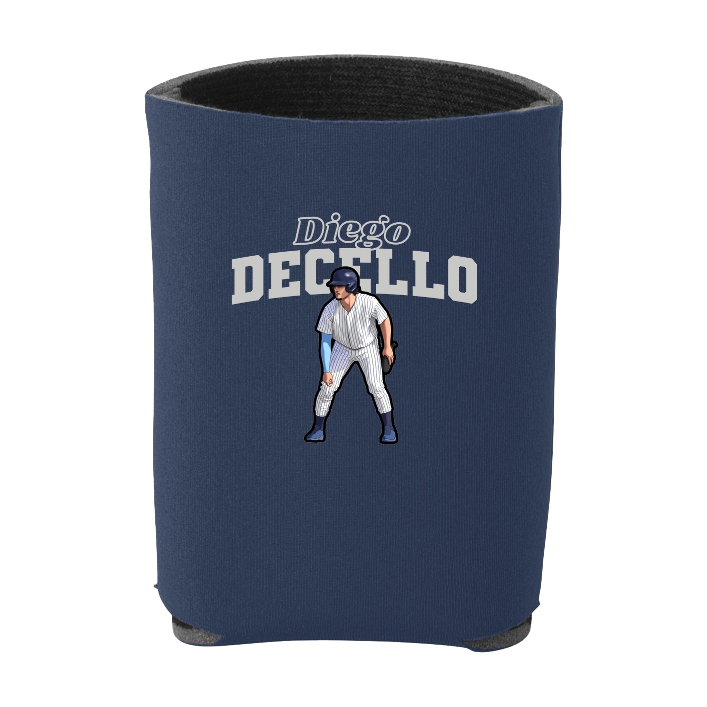 Can Holder — Name Arch in Navy