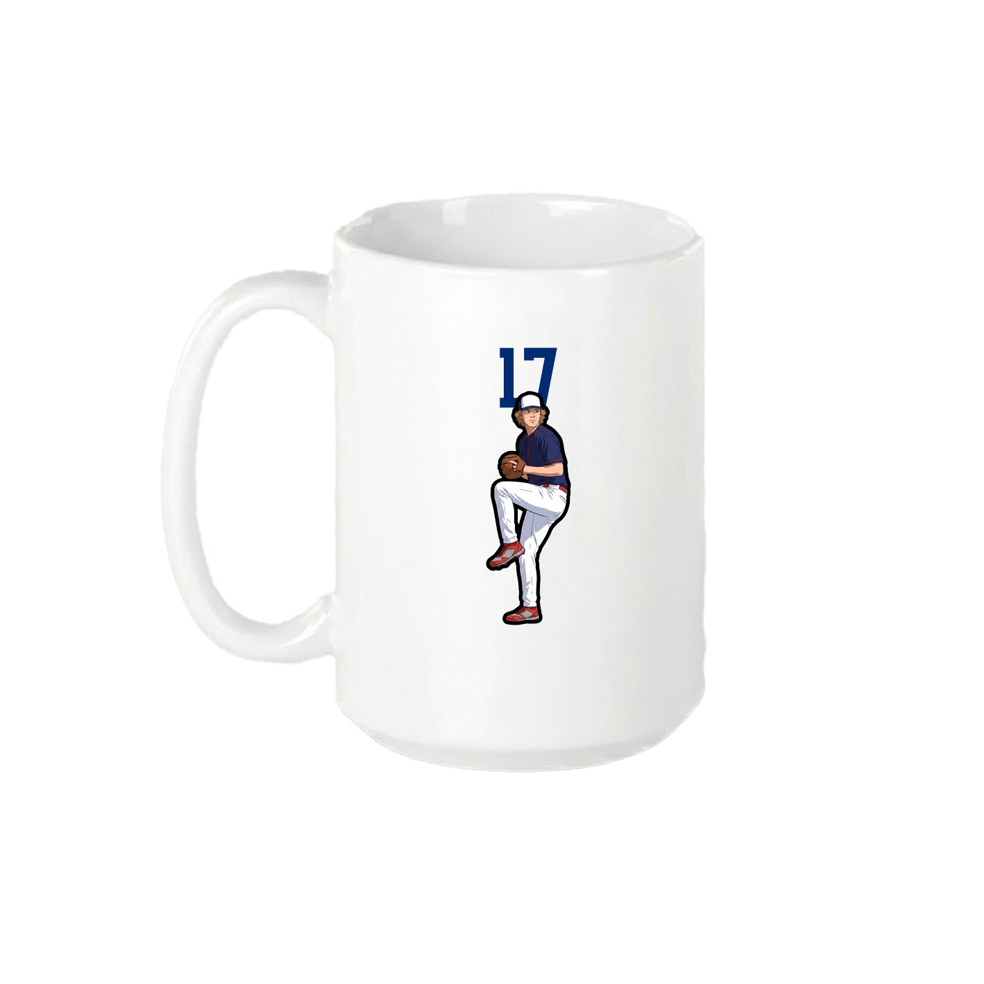 15oz Coffee Mug — Number Top in White