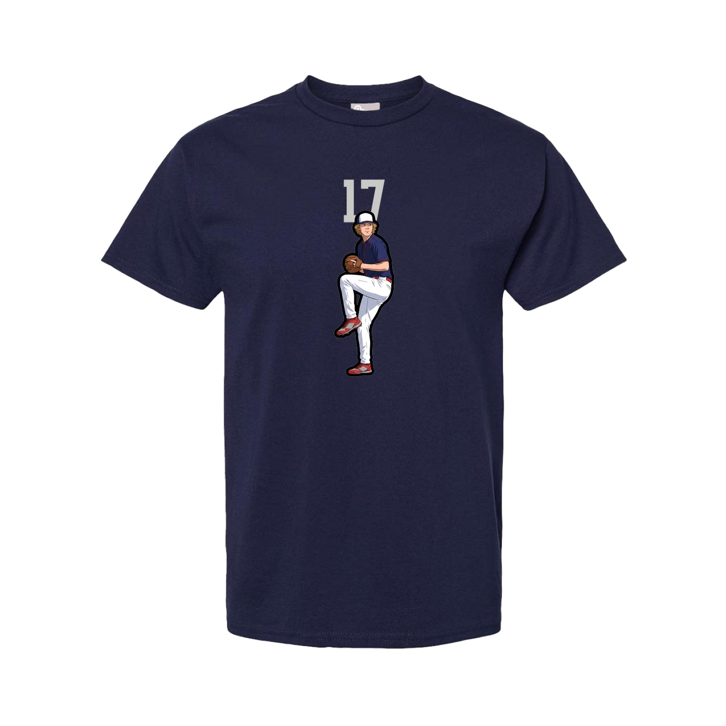 Tee — Number Top in Navy