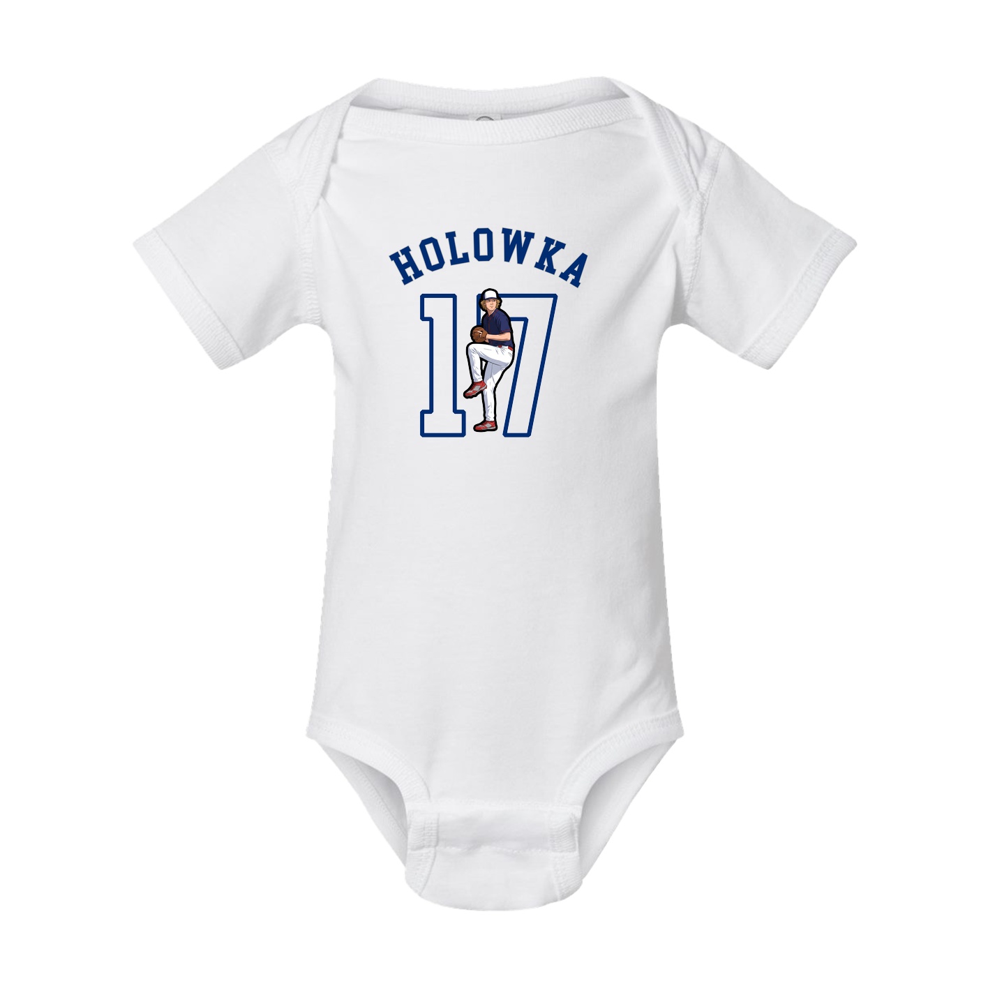 Baby Onesie — Shirsey Arch in White