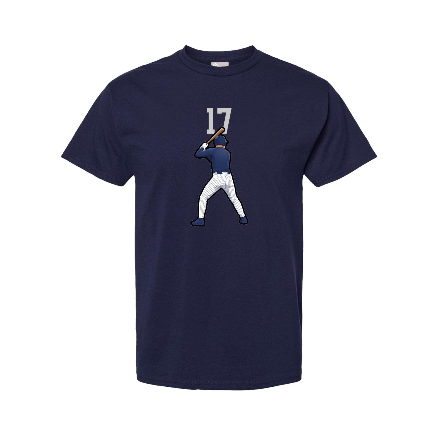 Youth Tee — Number Top in Navy