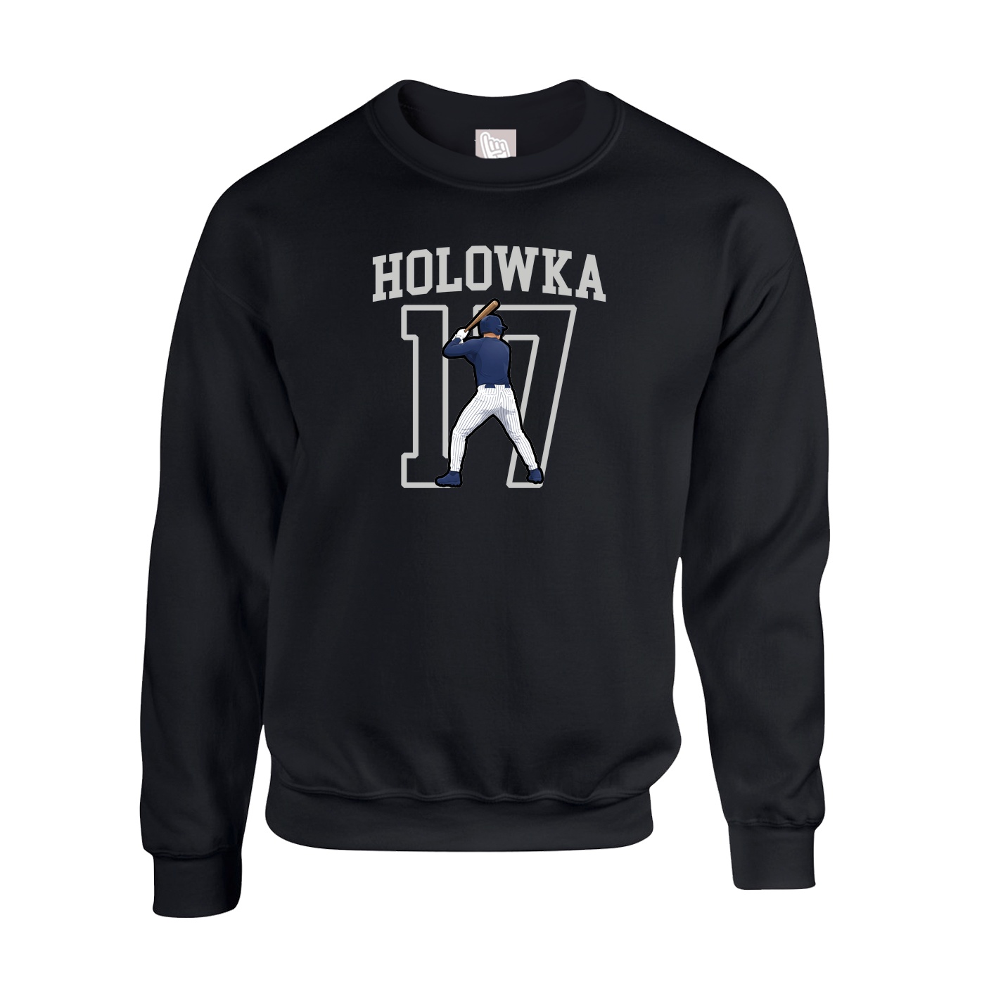 Fleece Crew — Shirsey in Black