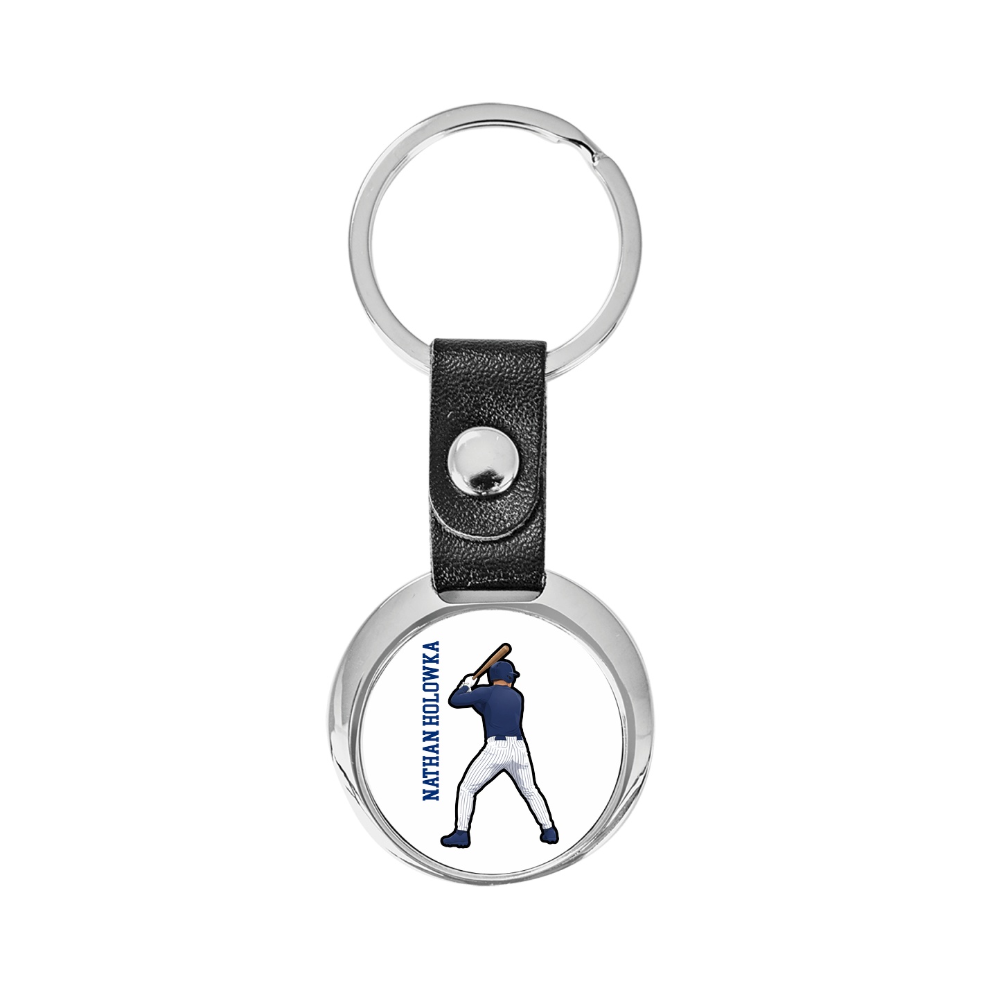 Key Chain — Name Vertical in Classic
