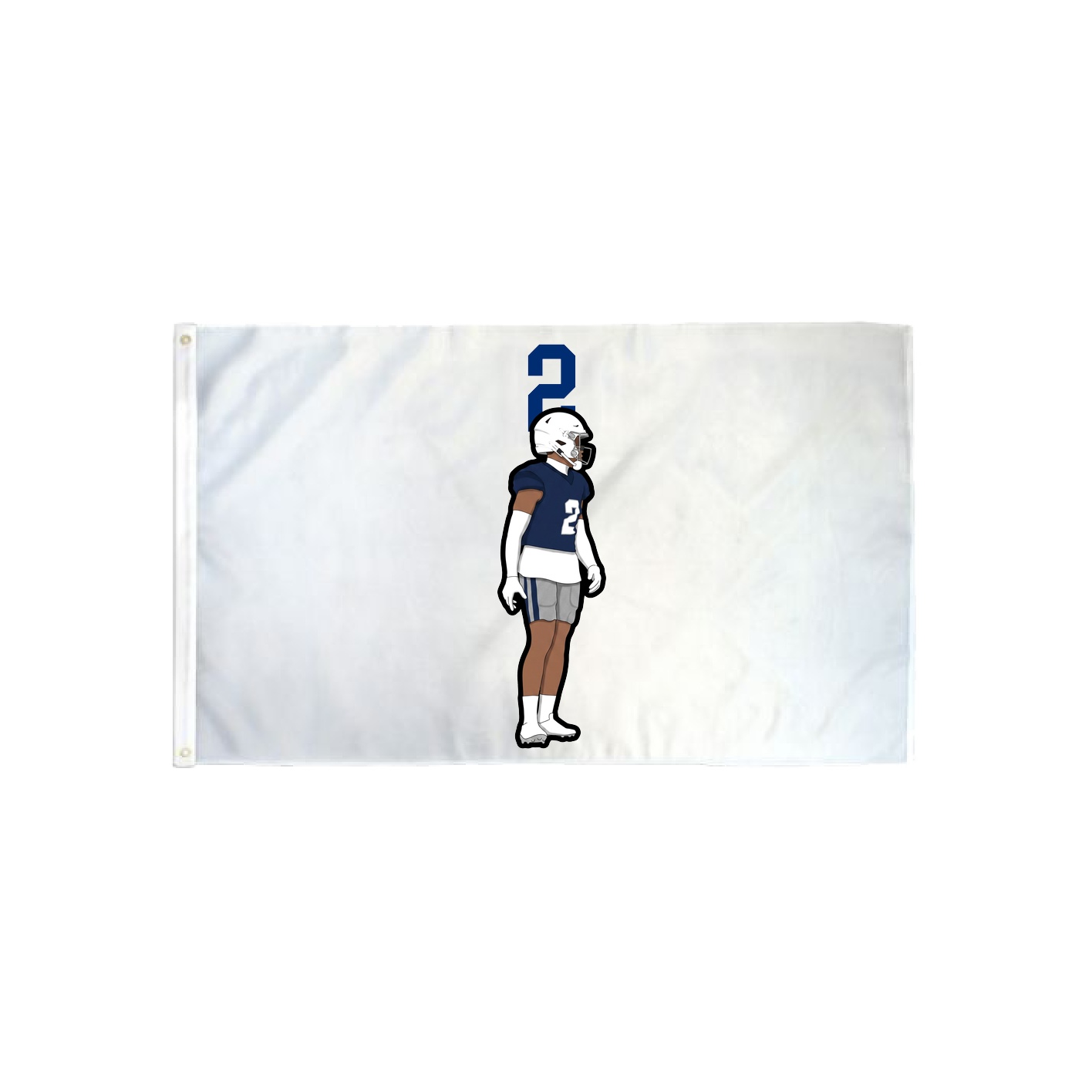 3x5 Flag — Number Top in Classic