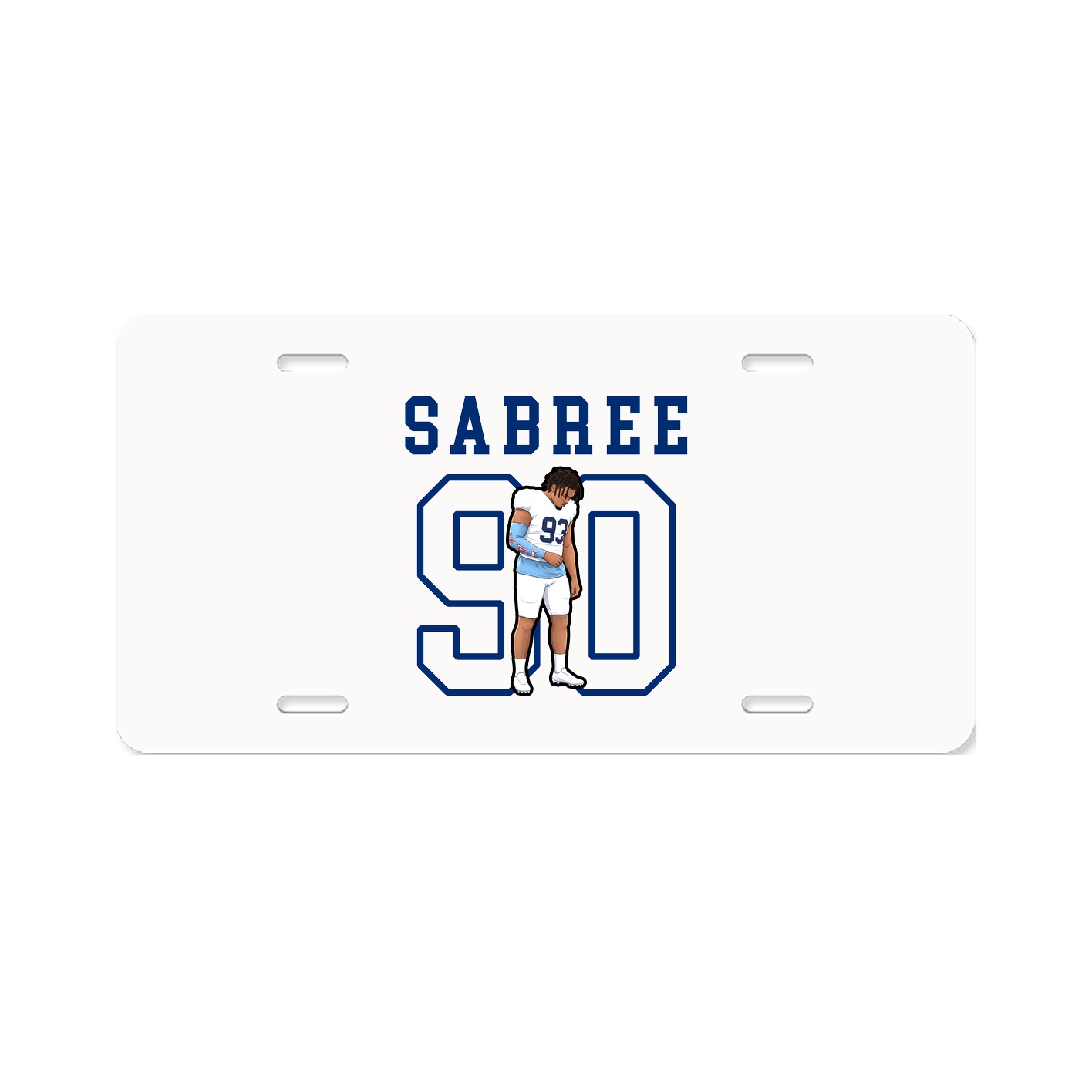 Aluminum License Plate