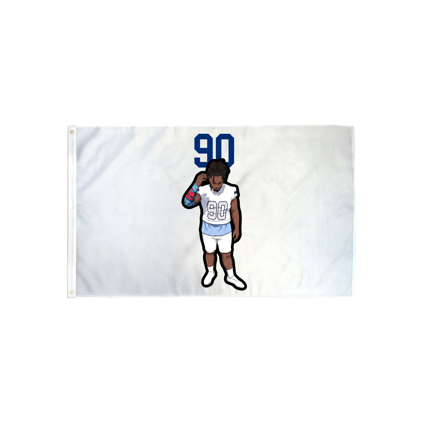 3x5 Flag — Number Top in Classic