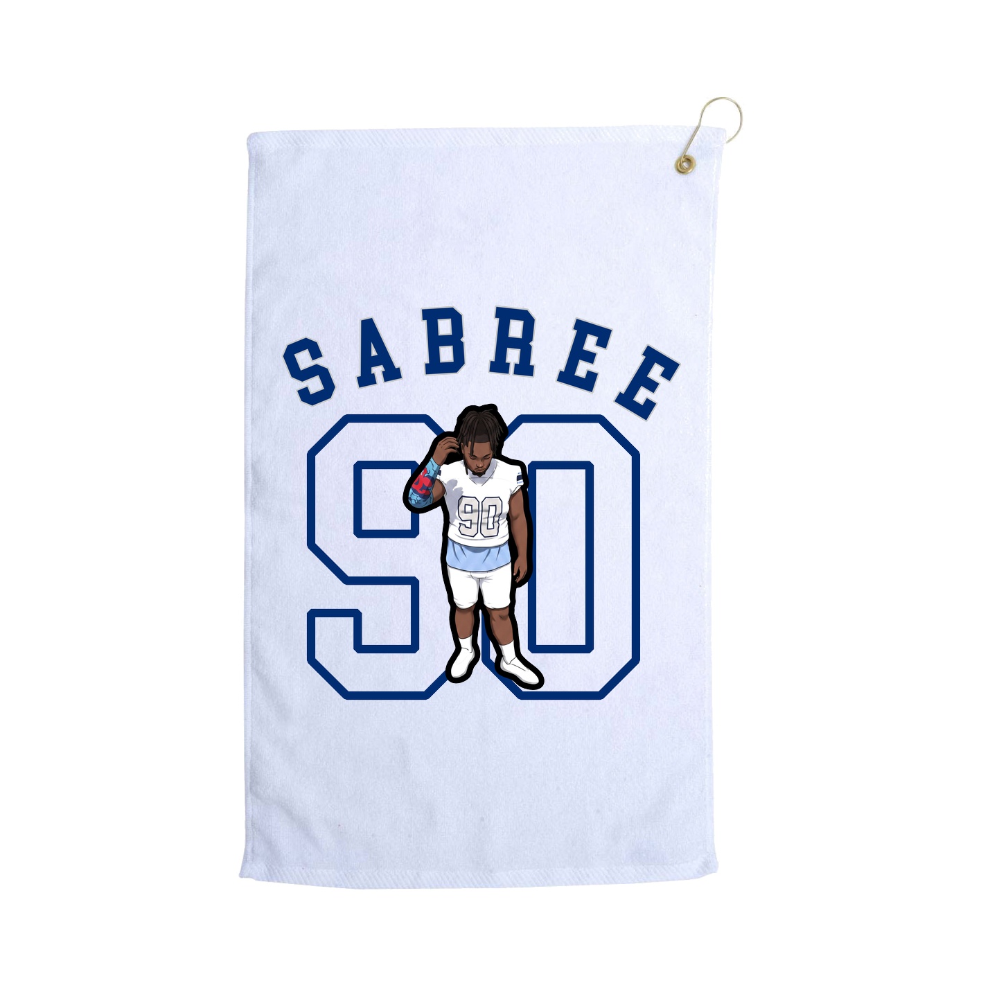 Golf Towel — Shirsey Arch in White
