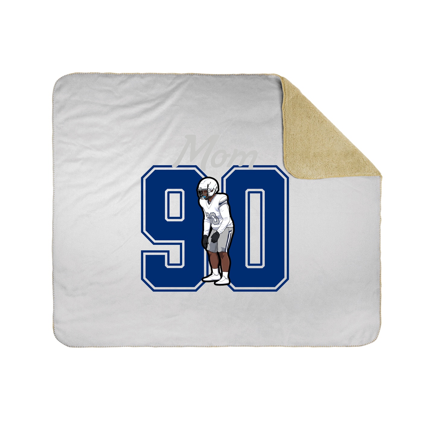 Throw Blanket — Mothers Day Shirsey in White