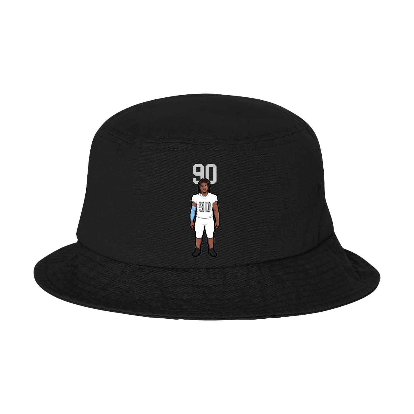 Bucket Cap — Number Top in Black