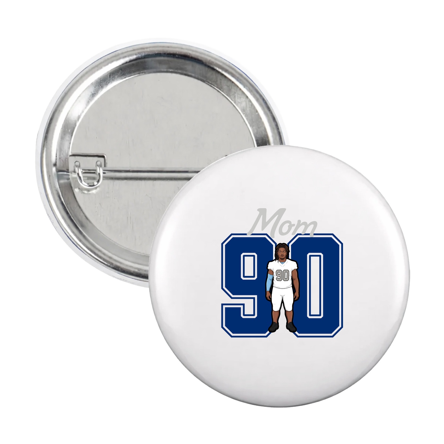 Game Day Button — Mothers Day Shirsey in White