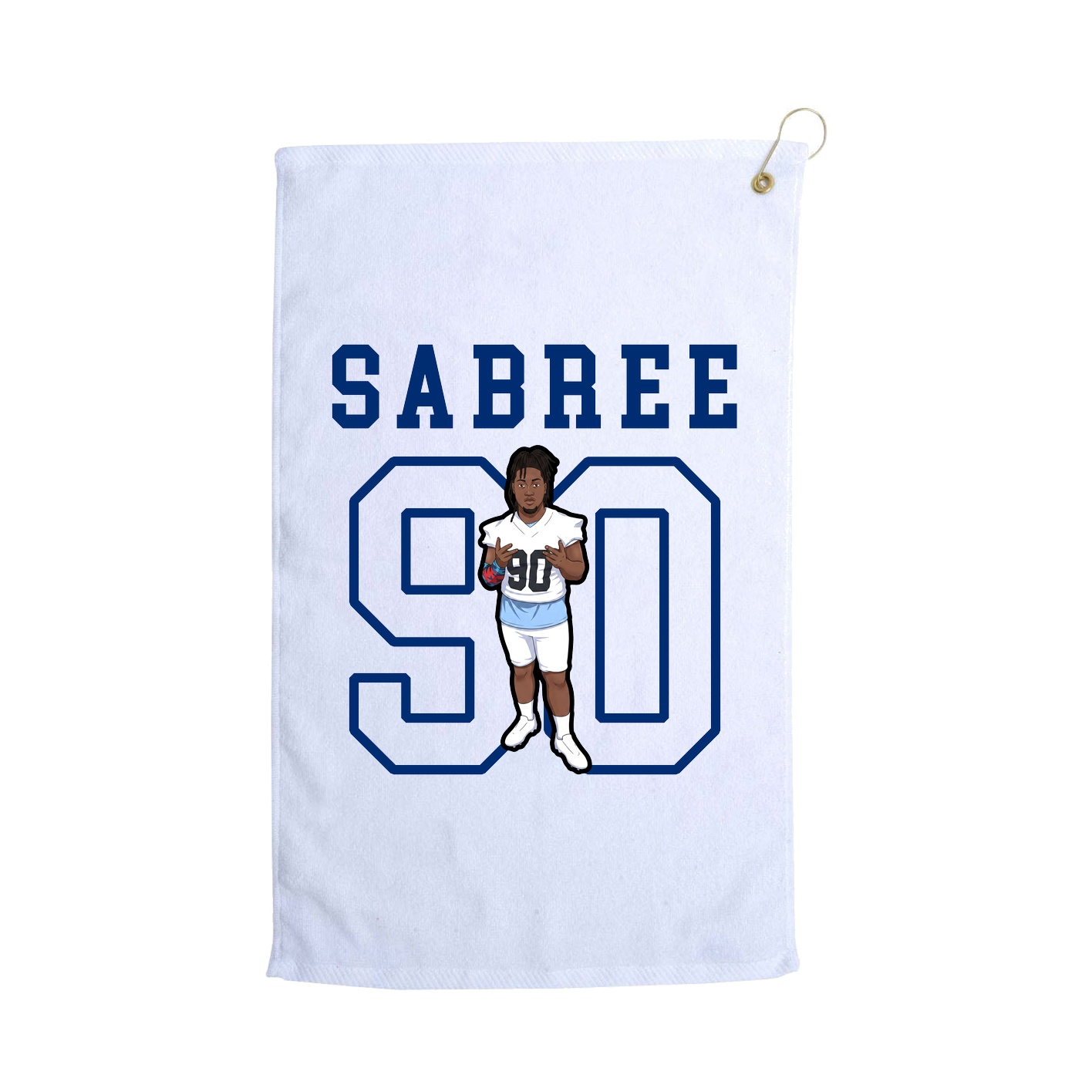 Golf Towel — Shirsey in White