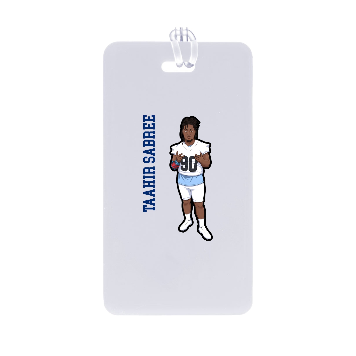 Bag Tag — Name Vertical in Classic