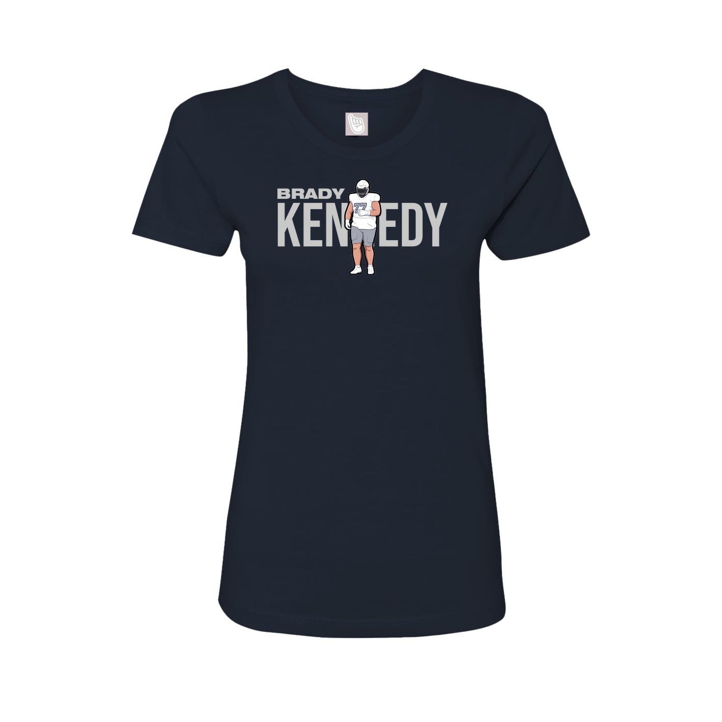 Womens Tee — Player Name in Navy
