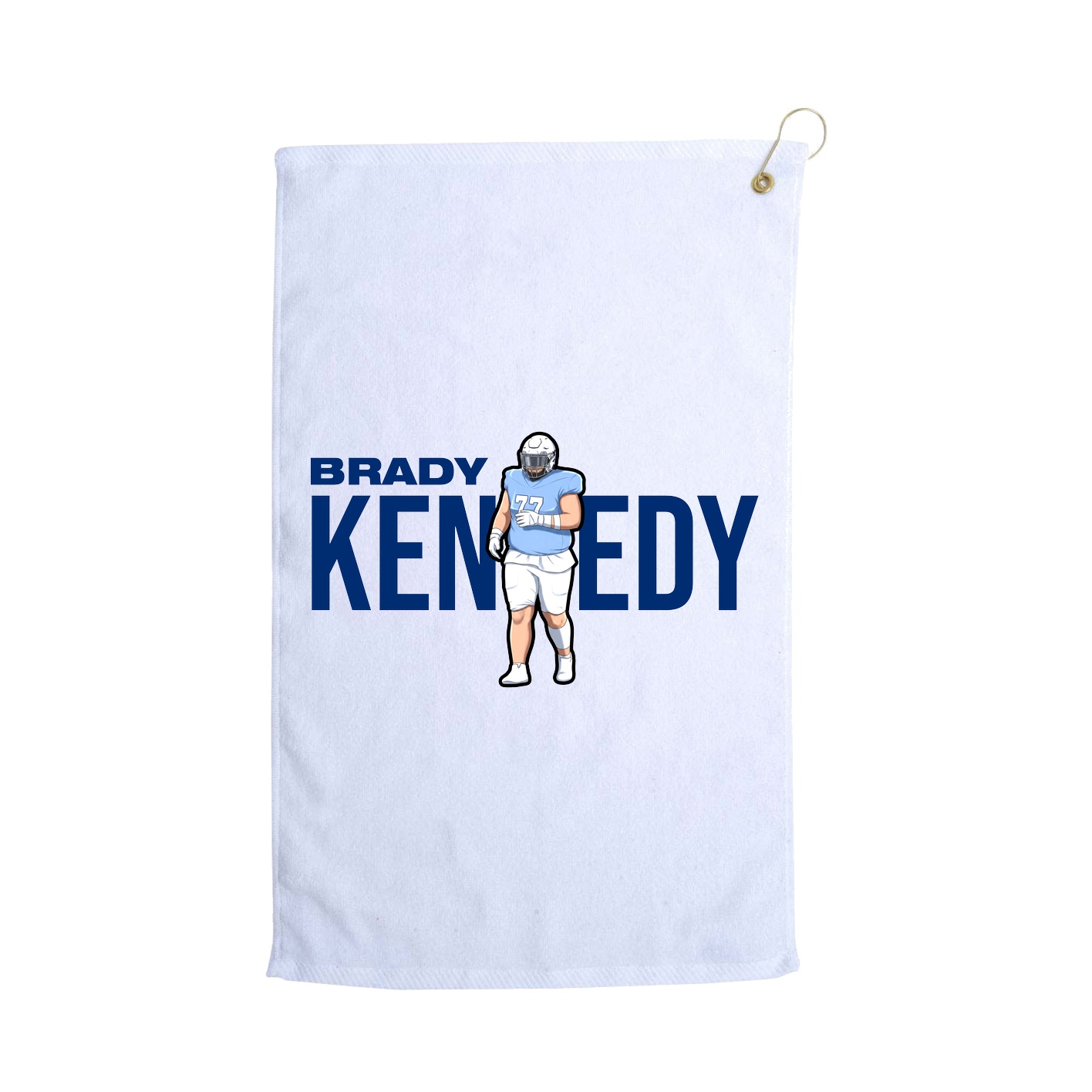 Golf Towel — Player Name in White