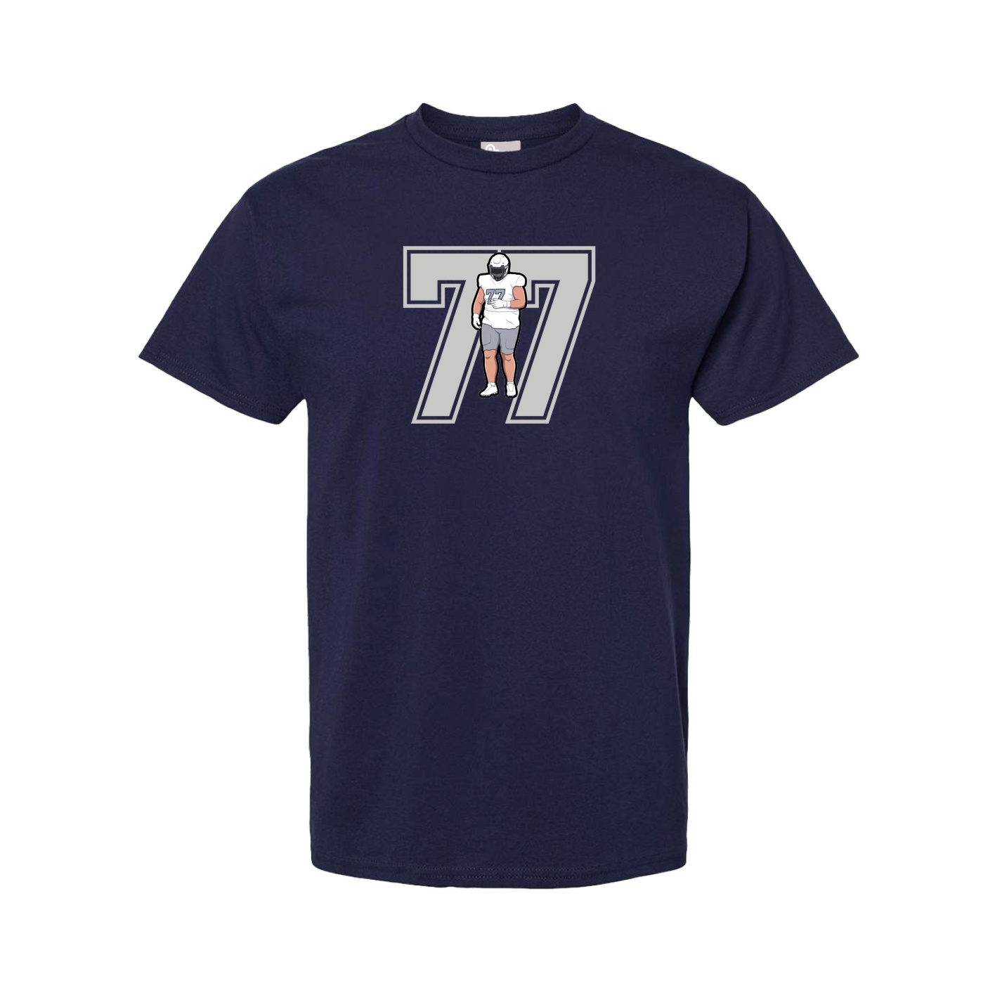 Tee — Number in Navy