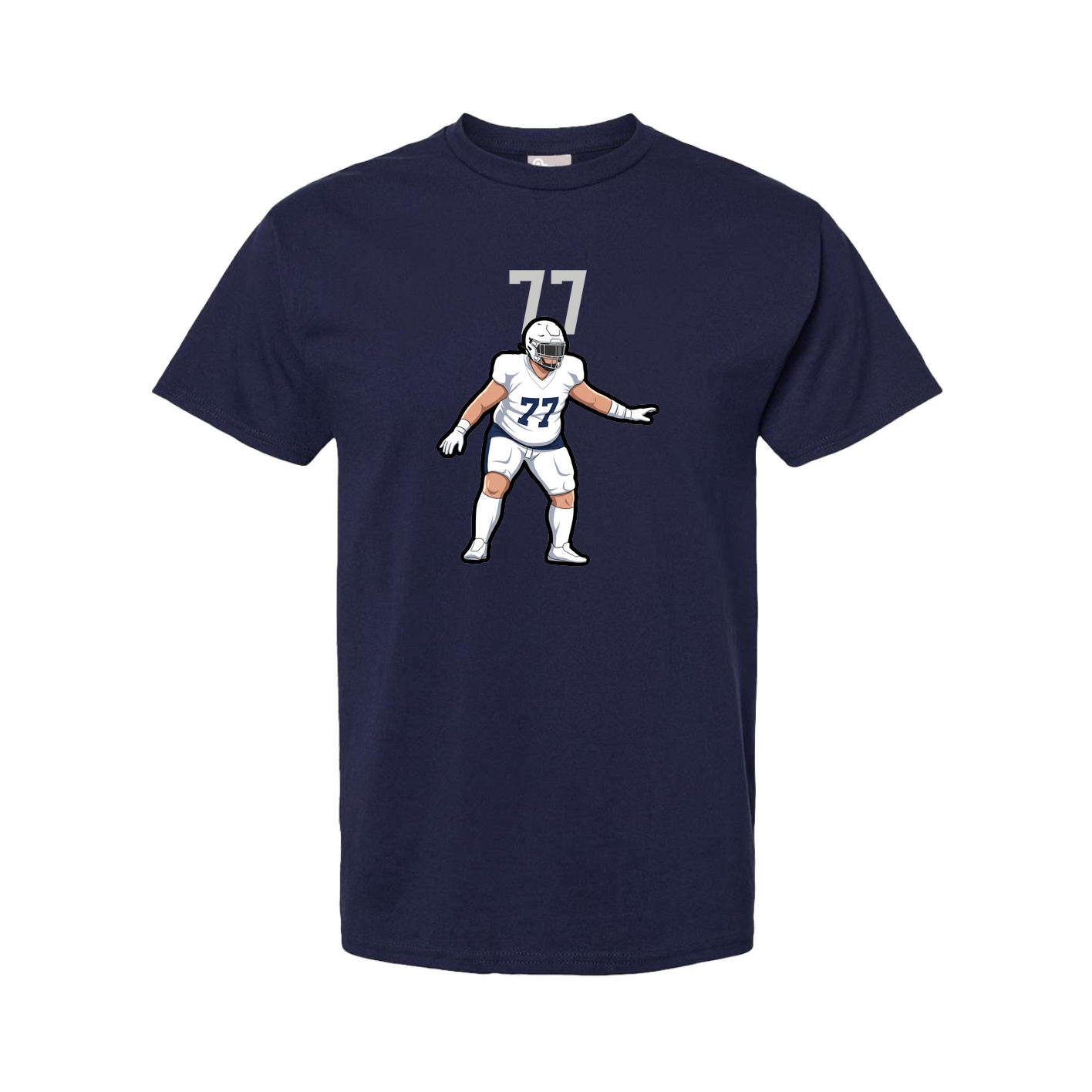 Tee — Number Top in Navy