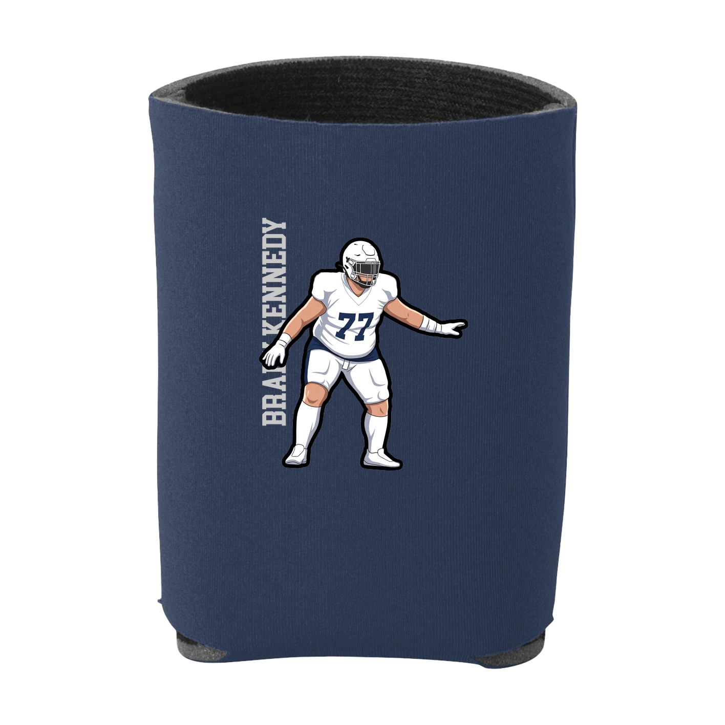 Can Holder — Name Vertical in Navy
