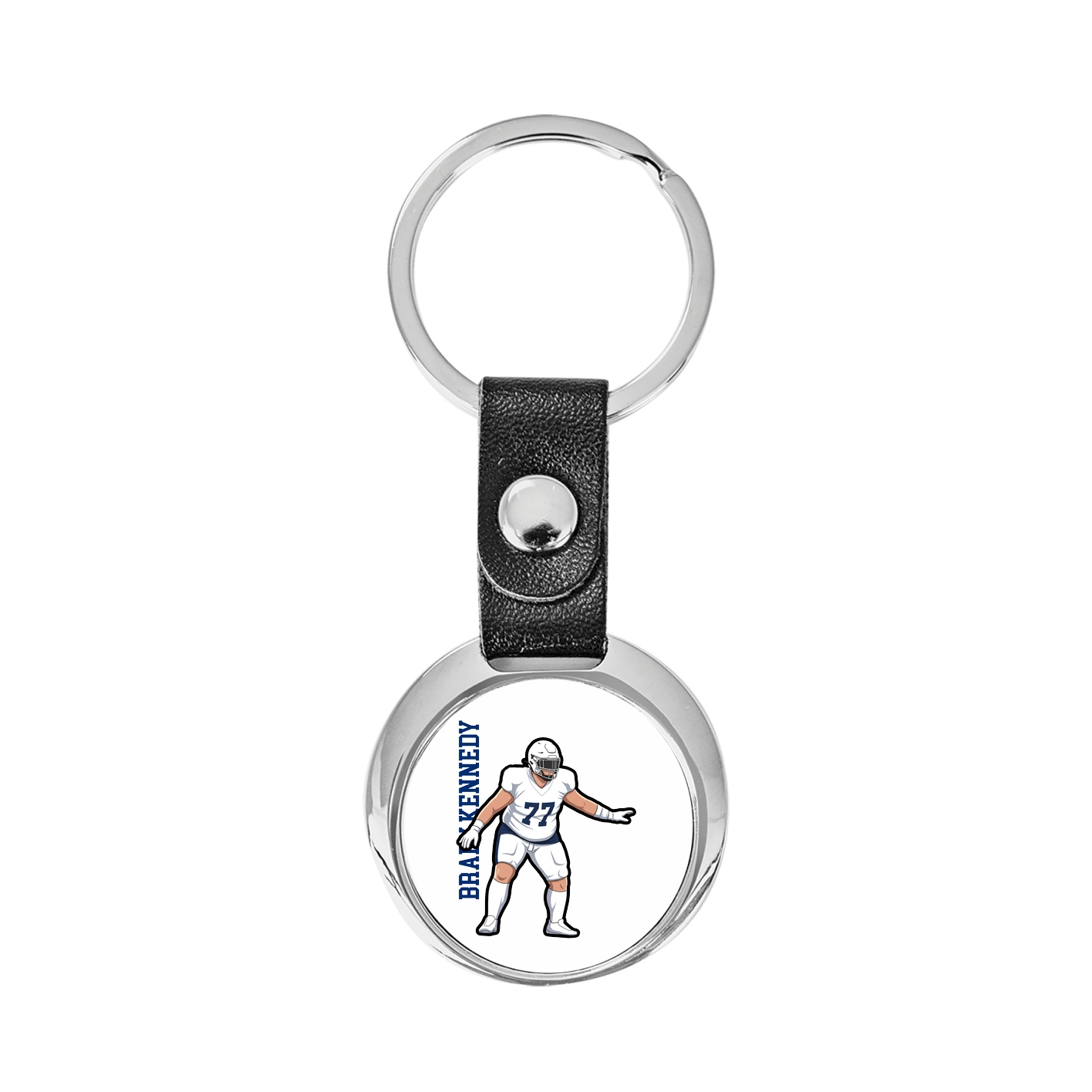 Key Chain — Name Vertical in Classic