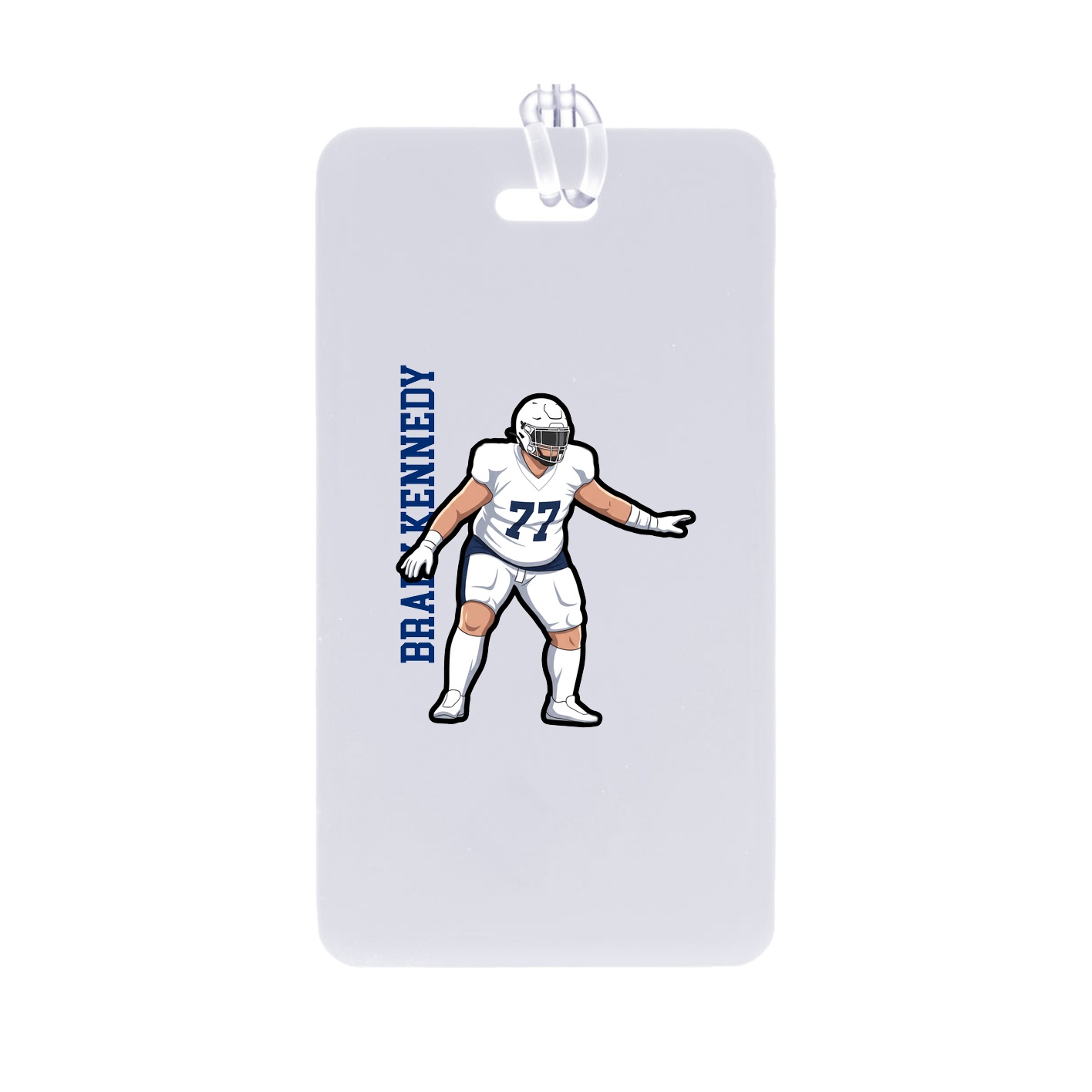 Bag Tag — Name Vertical in Classic