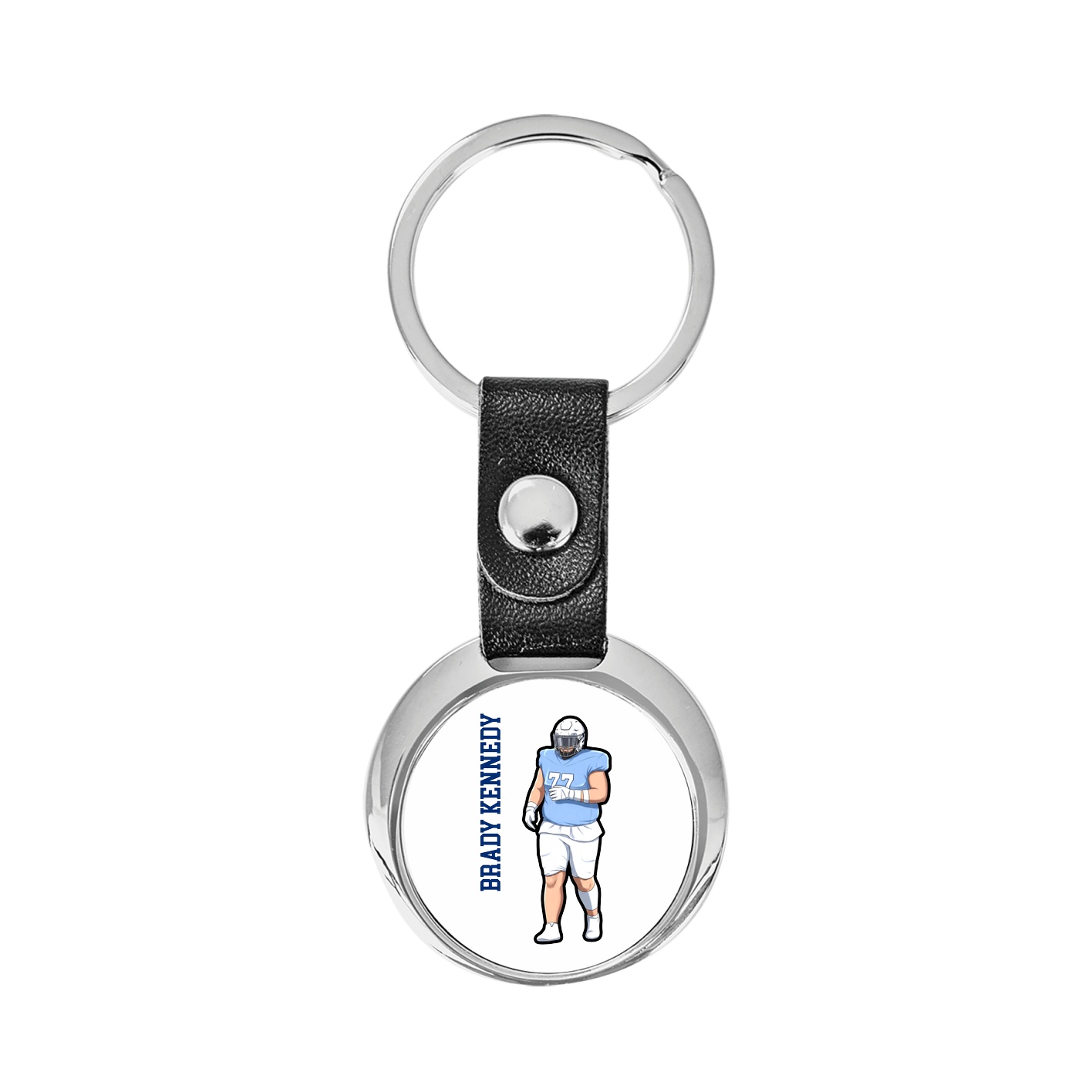 Key Chain — Name Vertical in Classic