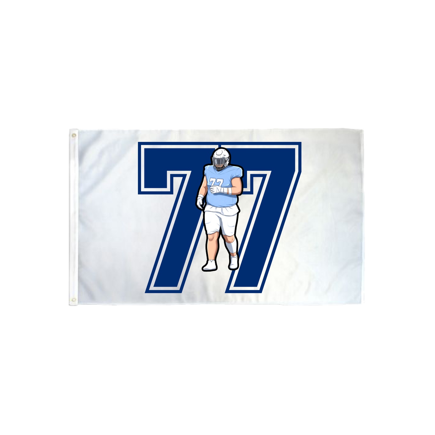 3x5 Flag — Number in Classic