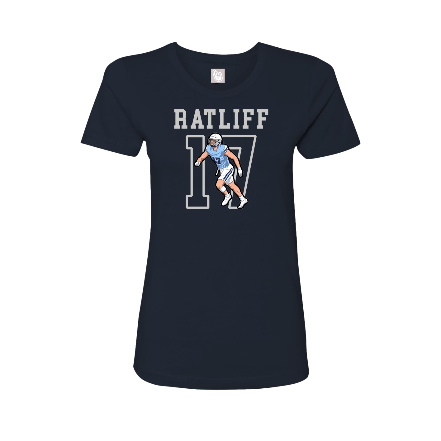 Fitted Women's Tee — Shirsey in Navy