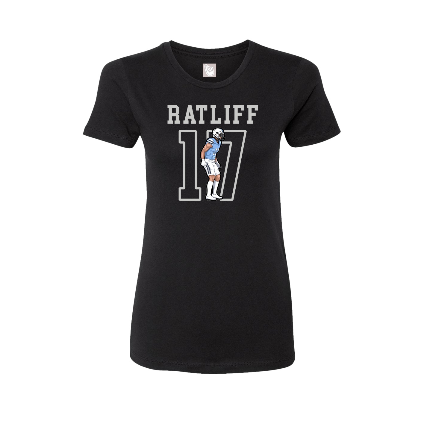 Fitted Women's Tee — Shirsey in Black
