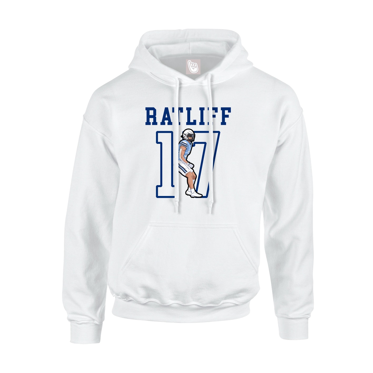 Hoodie — Shirsey in White