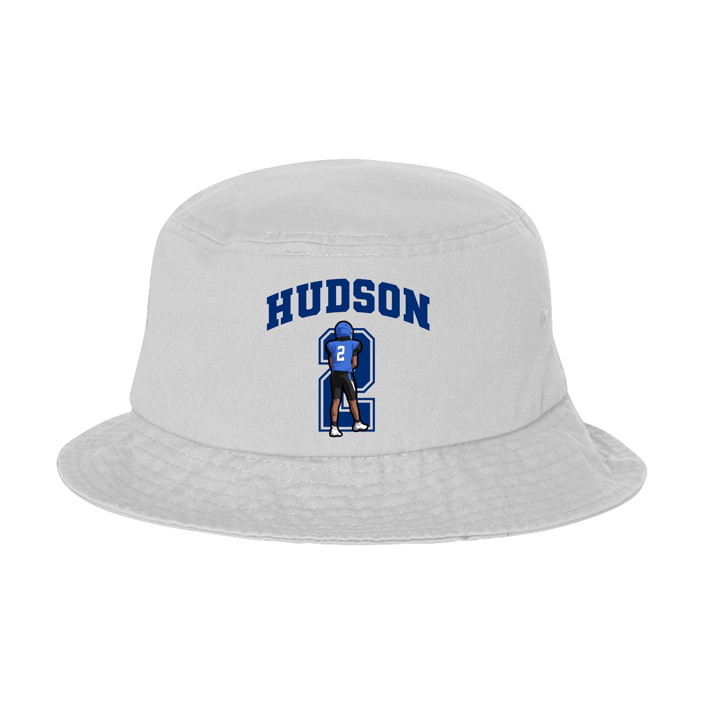 Bucket Cap — Number in White