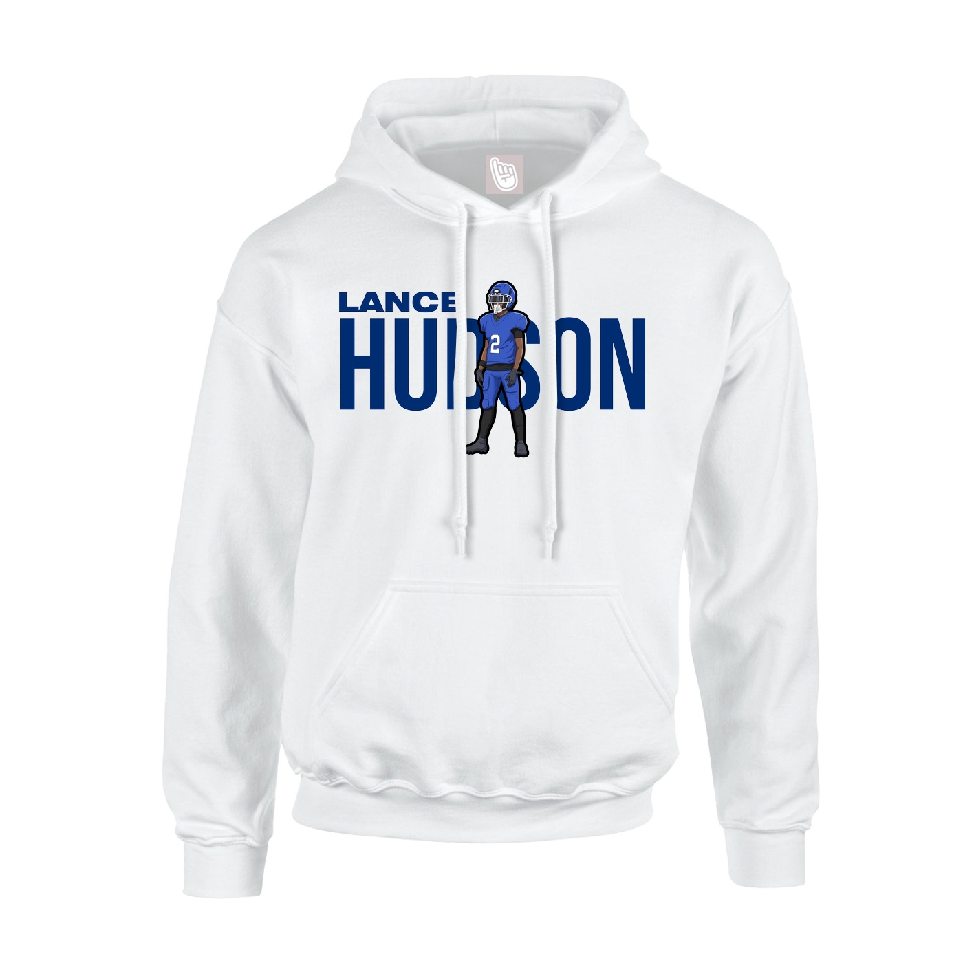 Hoodie — Player Name in White