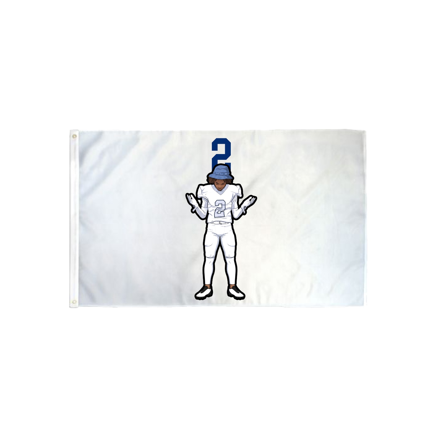 3x5 Flag — Number Top in Classic