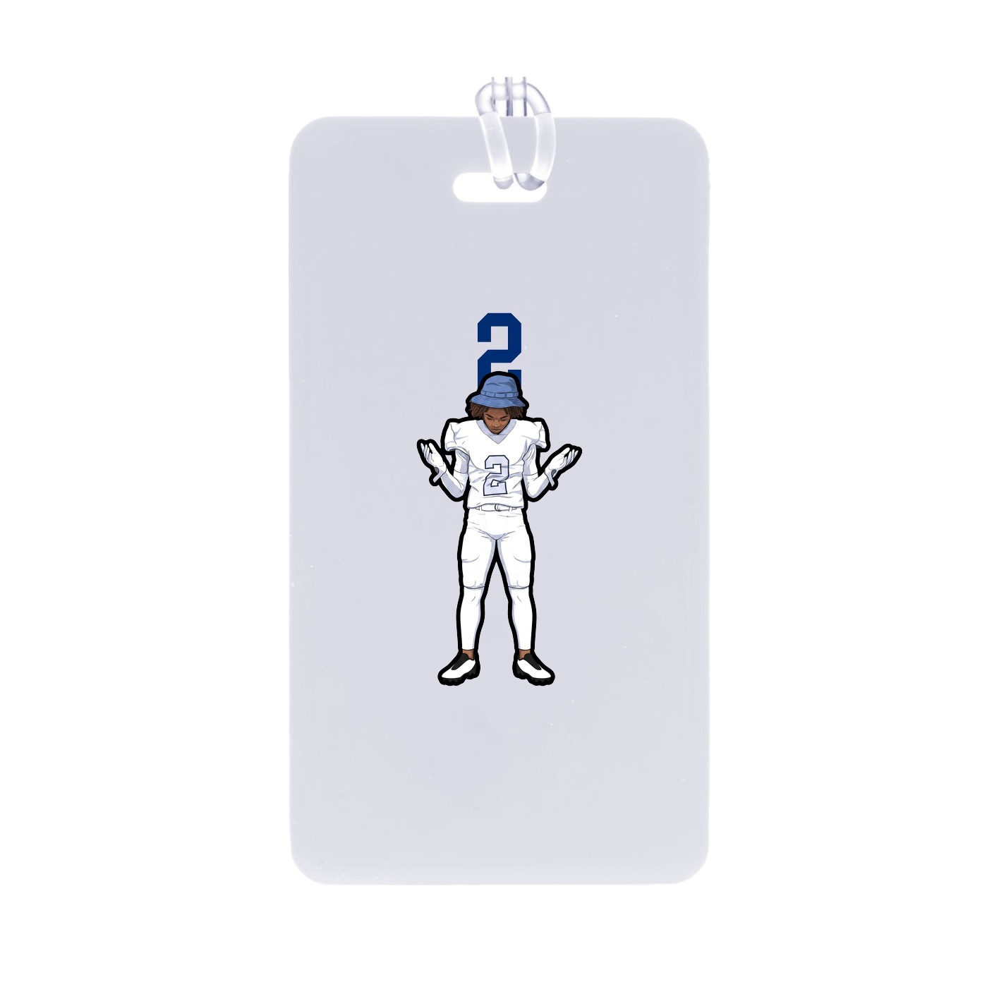 Bag Tag — Number Top in Classic
