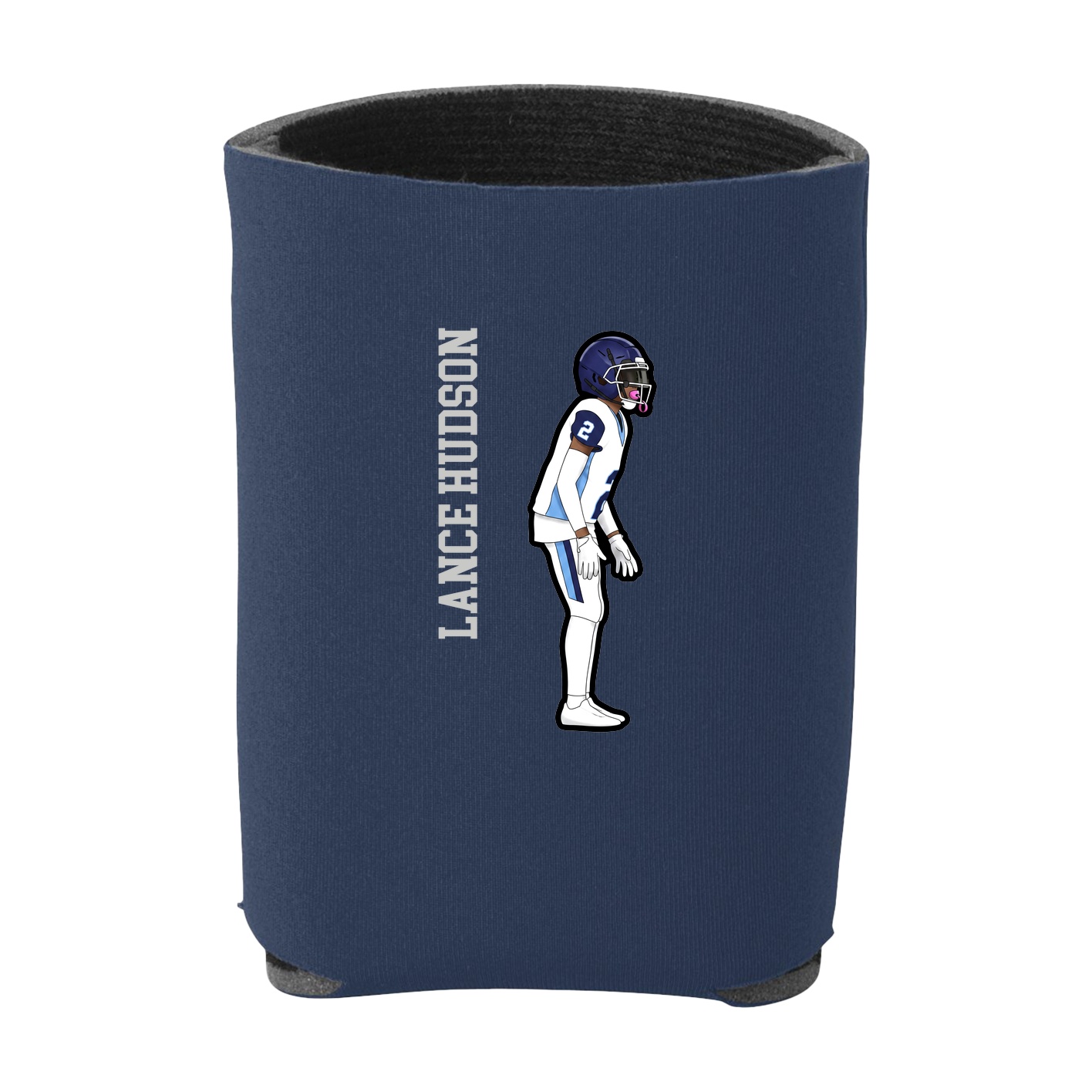 Can Holder — Name Vertical in Navy