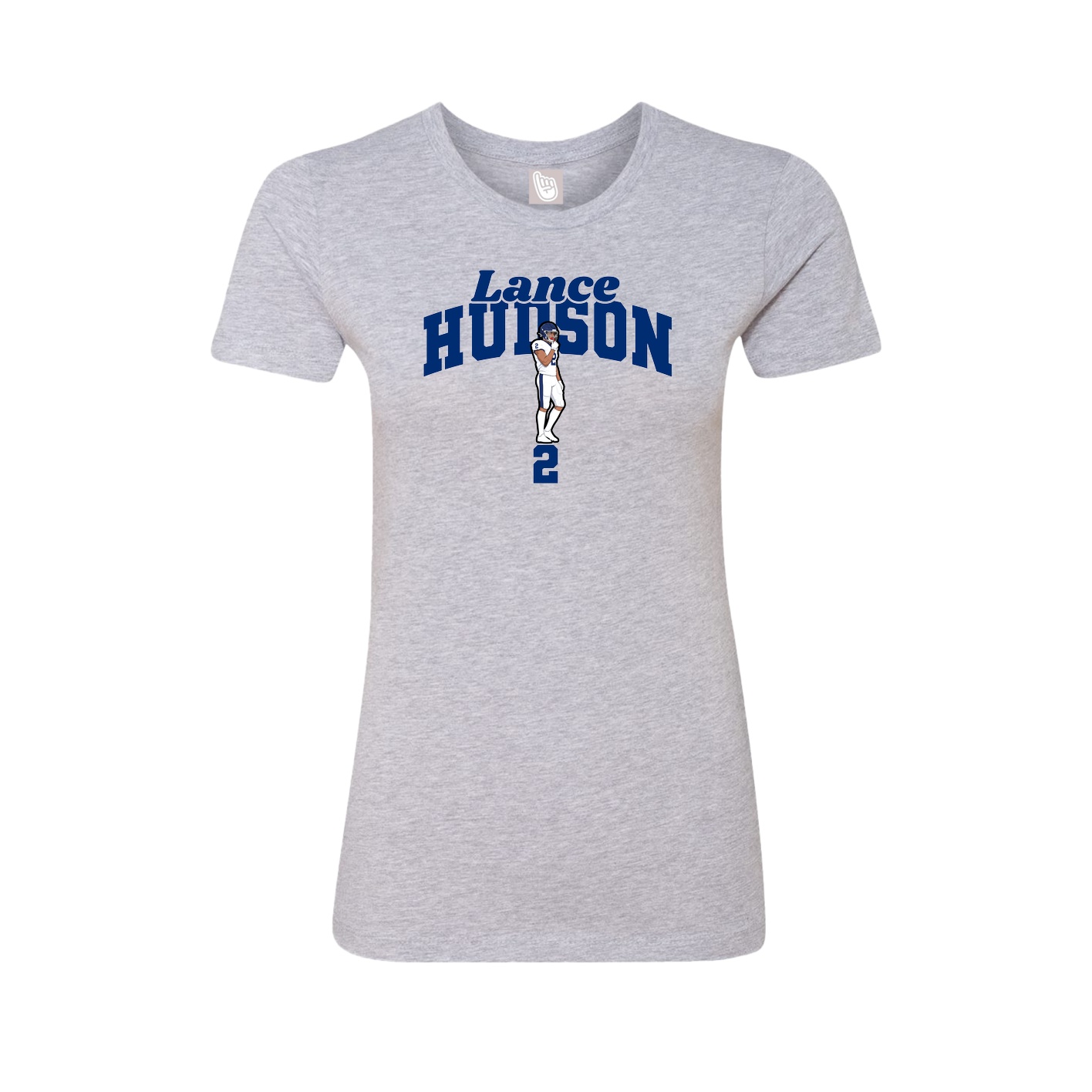 Womens Tee — Signature Arch in Grey