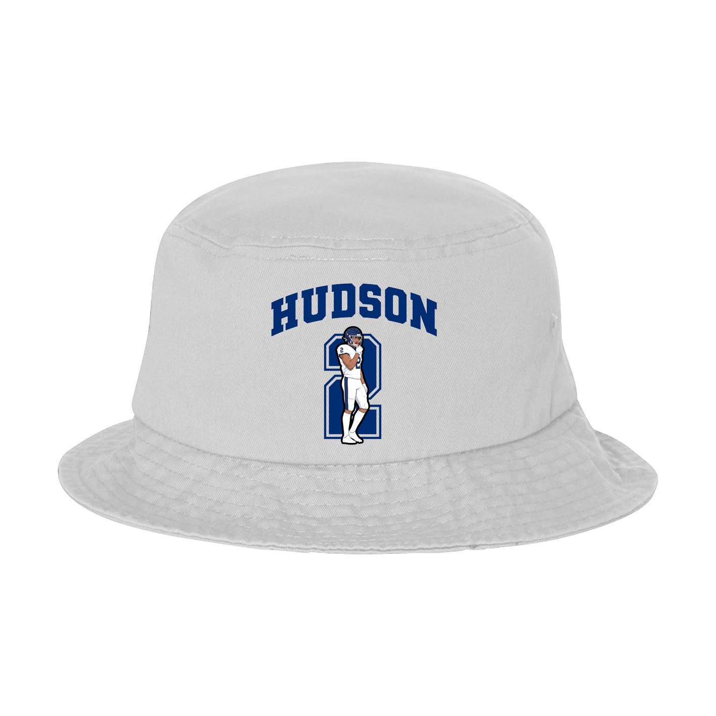 Bucket Cap — Number in White