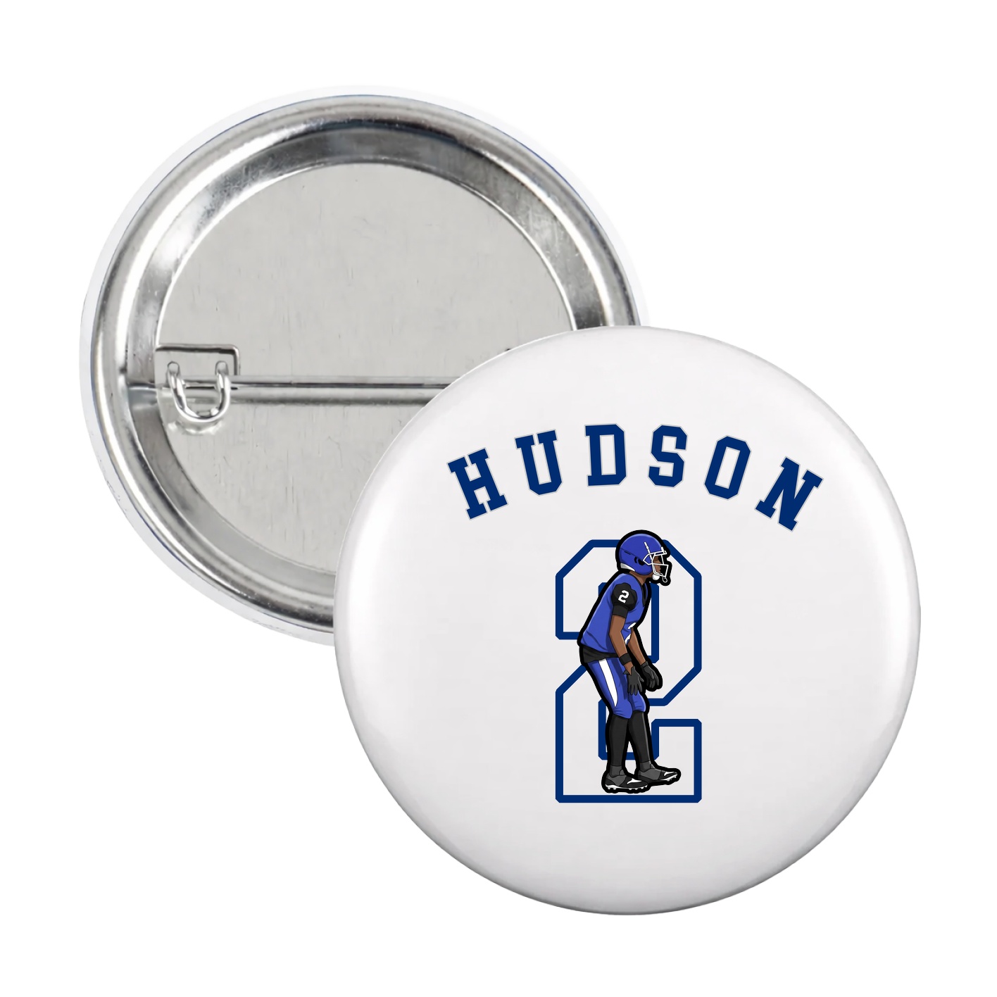Game Day Button — Shirsey Arch in White