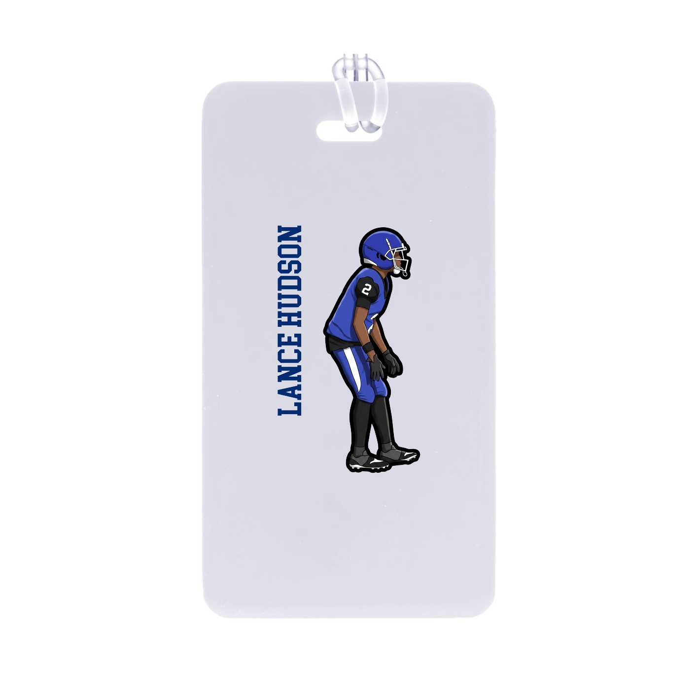 Bag Tag — Name Vertical in Classic