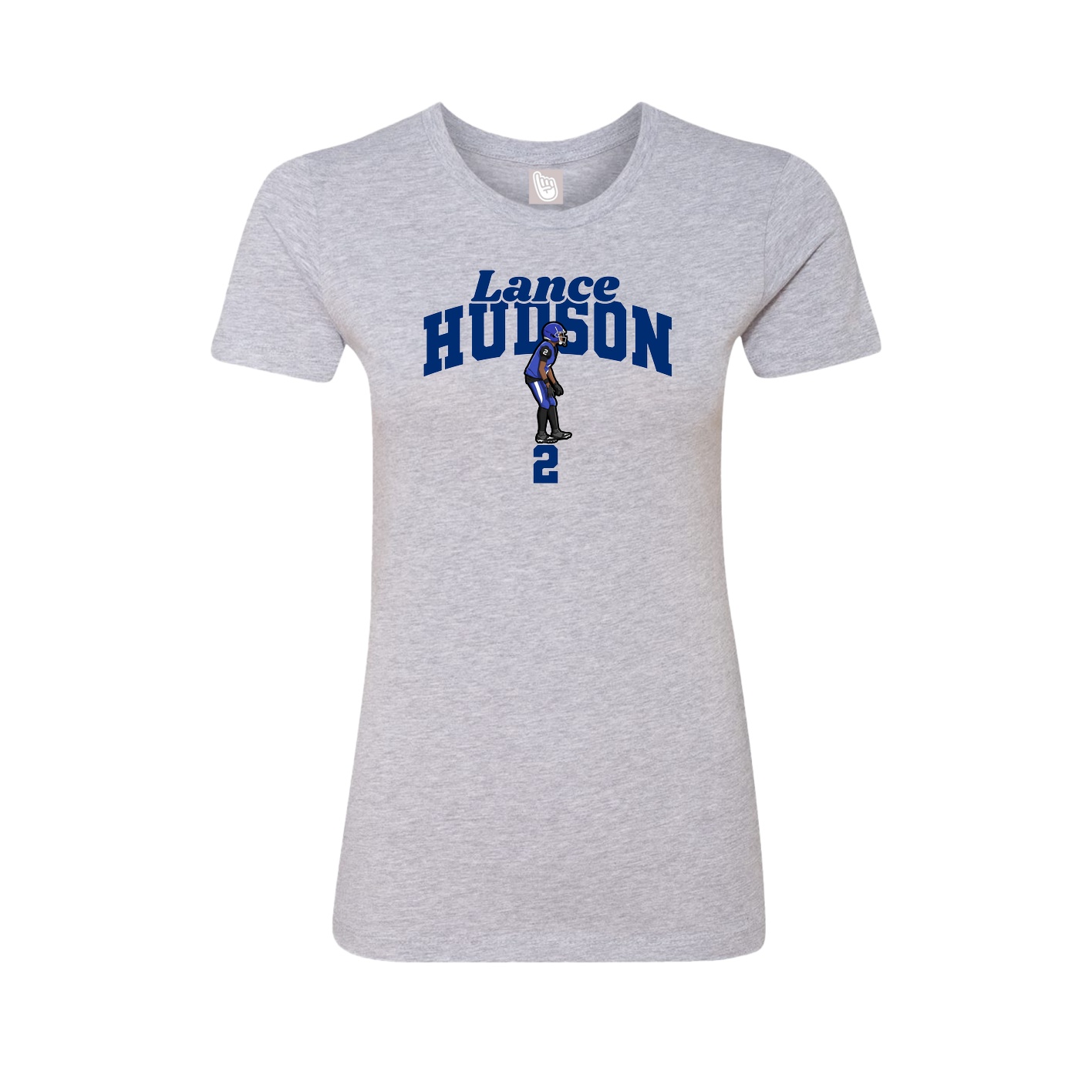 Womens Tee — Signature Arch in Grey