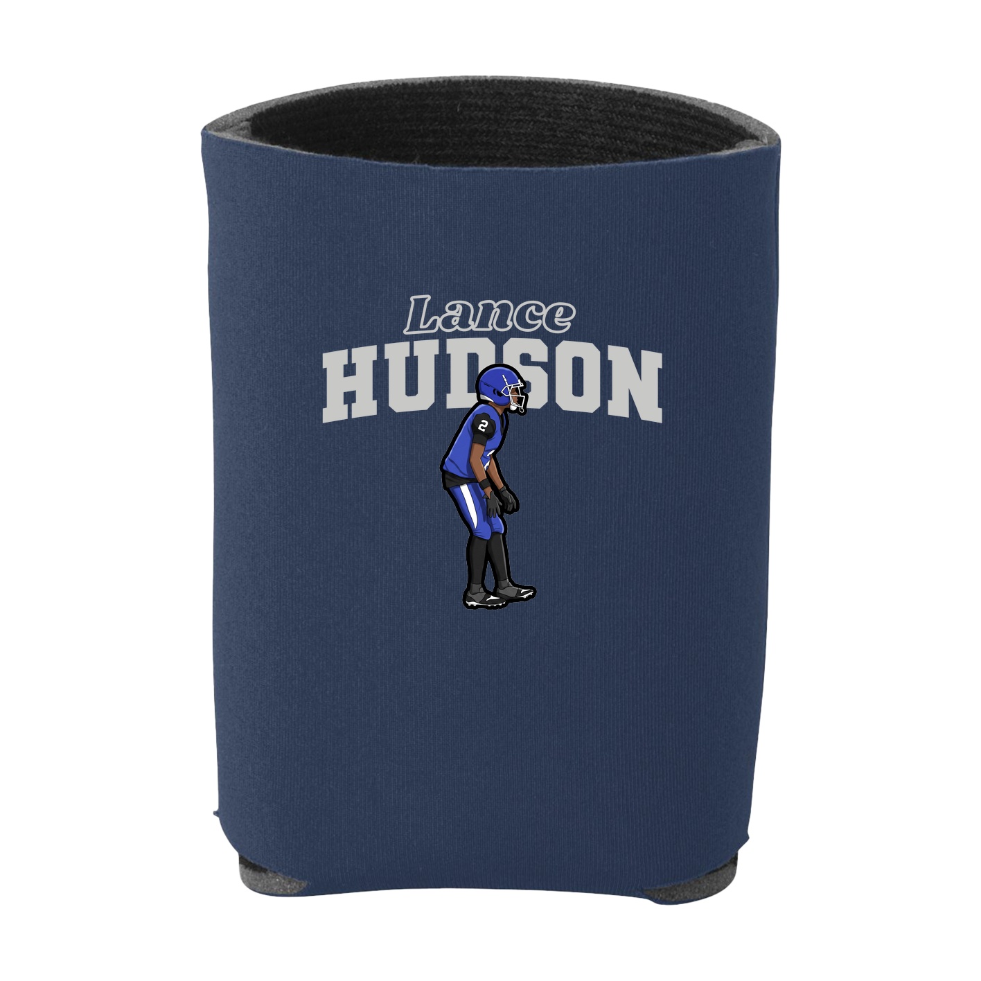 Can Holder — Name Arch in Navy
