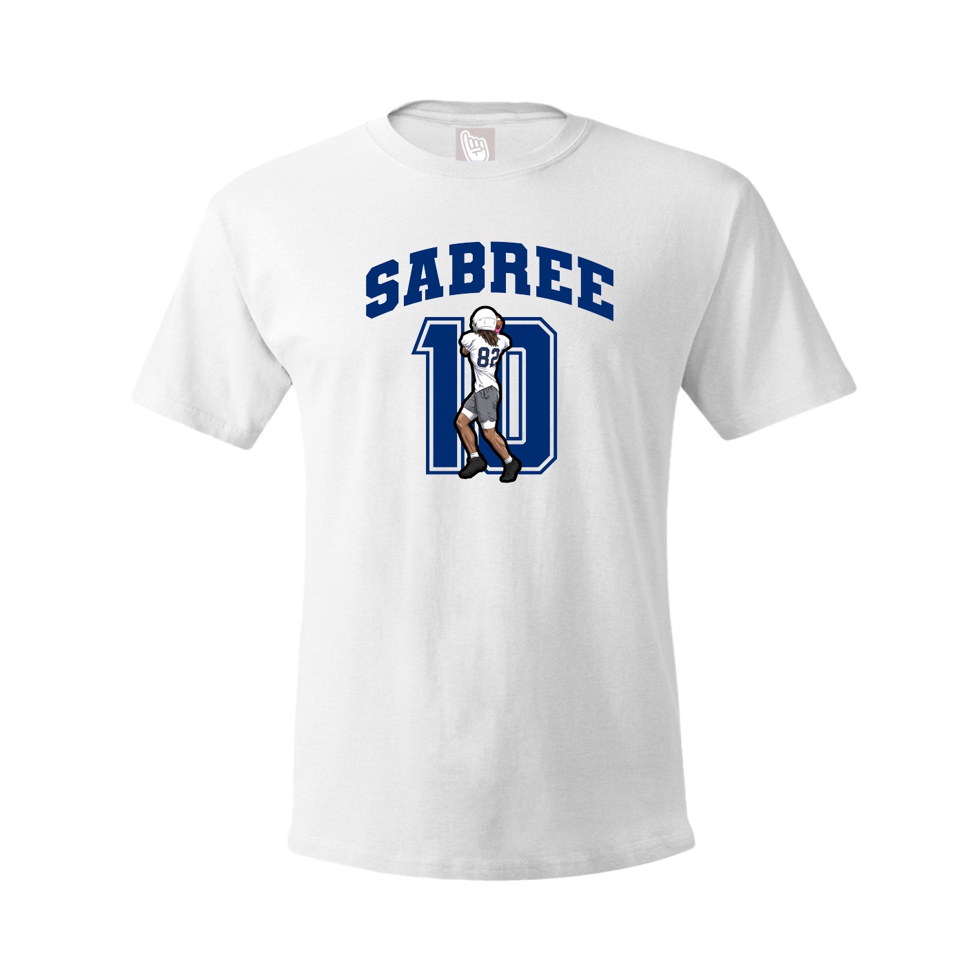 Tee — Number in White