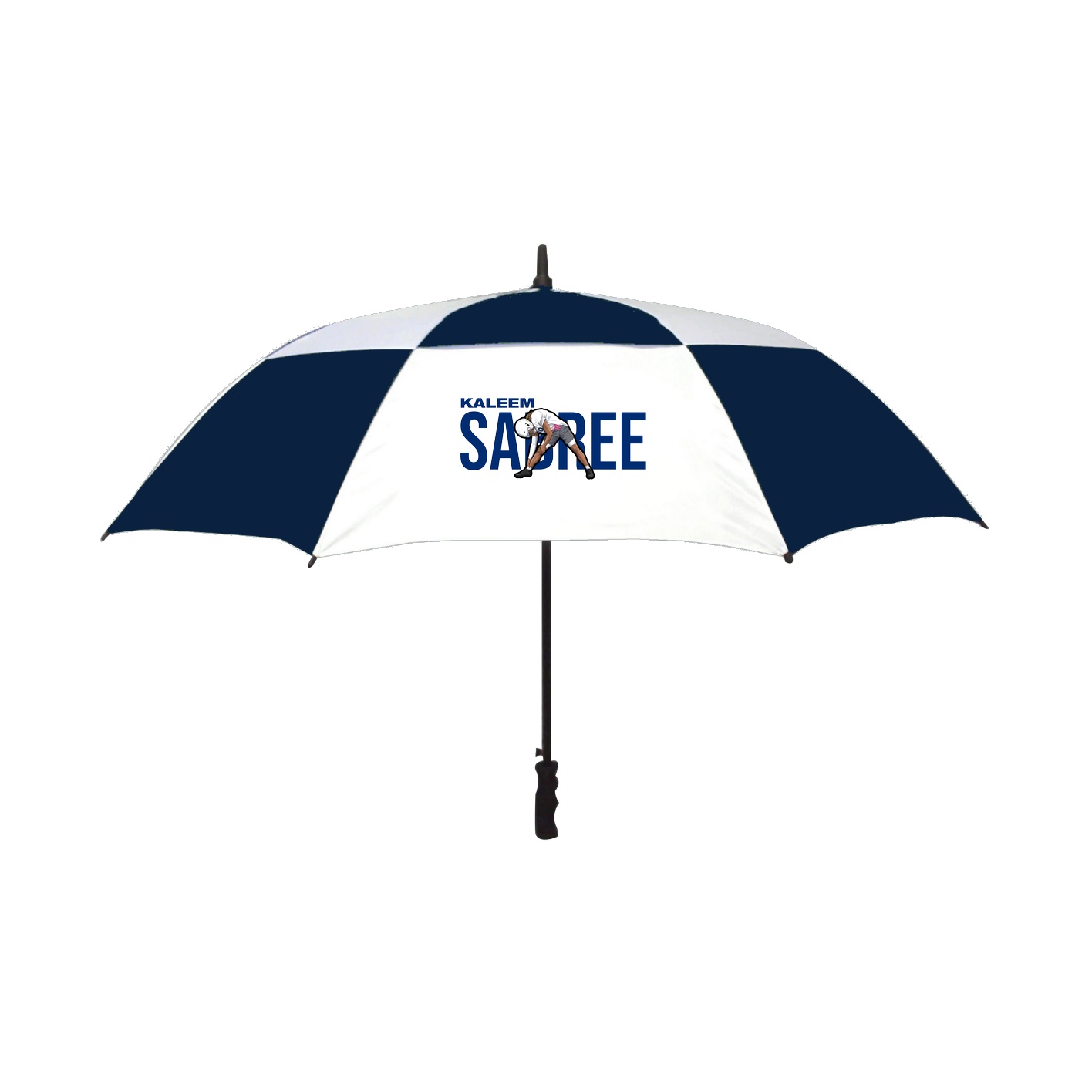 Golf Umbrella — Player Name in Navy